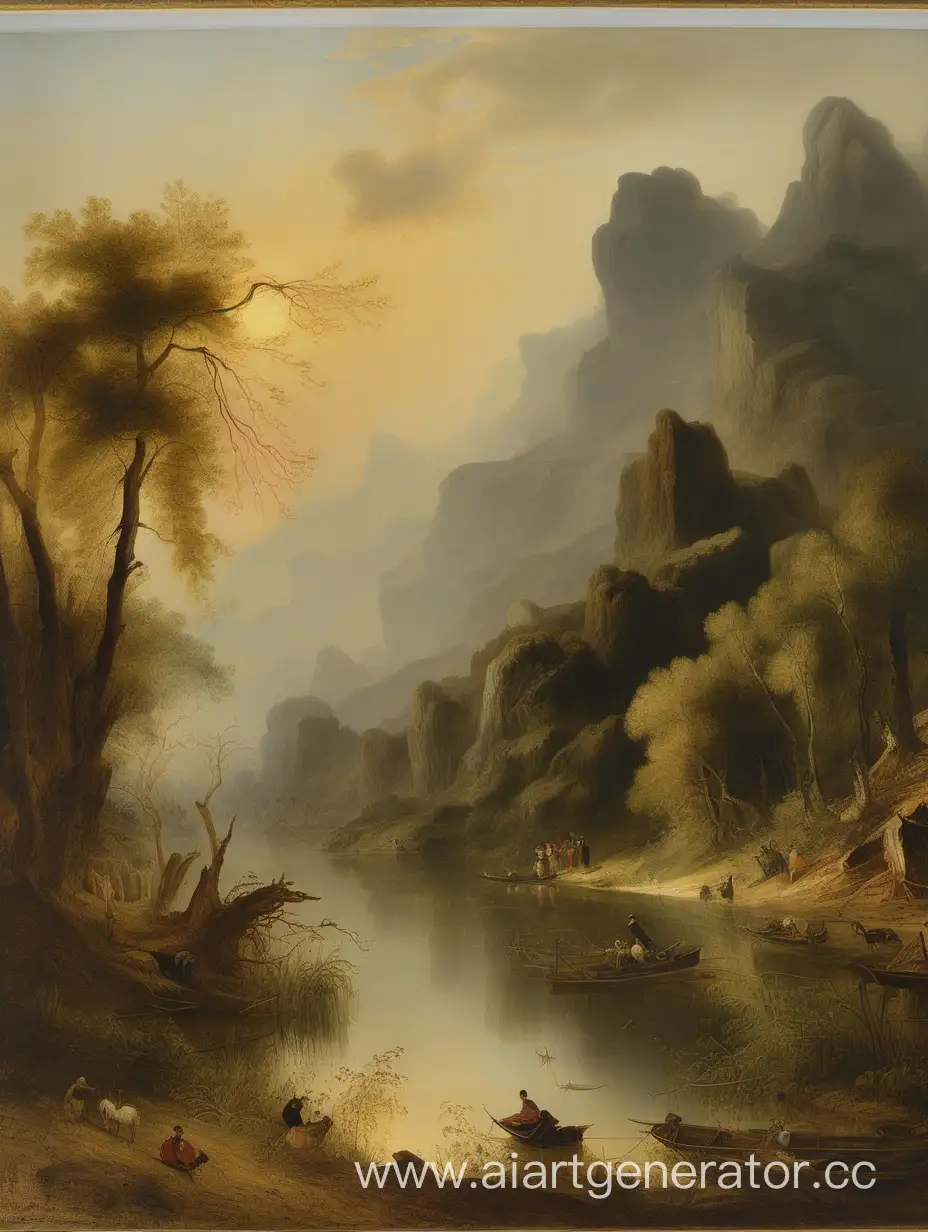 Masterpiece of world art of the 19th century
Landscape of nature