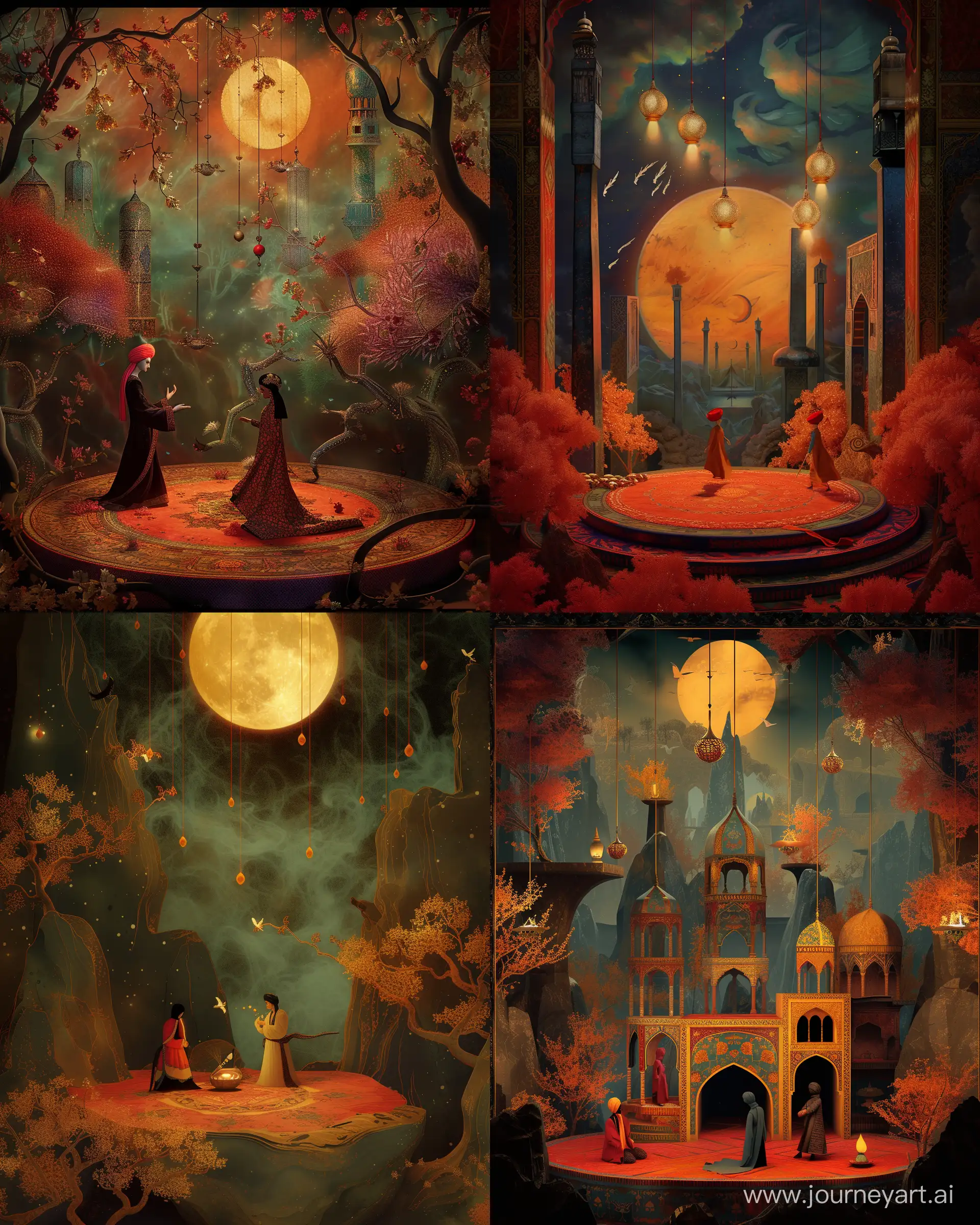 https://i.postimg.cc/9MHwJhrD/f885a290-8cb5-452f-ad93-f9dd5353dd04.png, surrealism atmosphere in persian miniature style  --ar 4:5