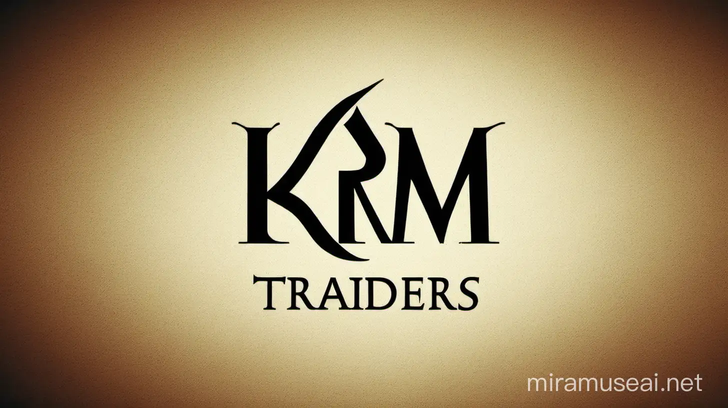 Vibrant KRM Traders Logo Design for Brand Recognition