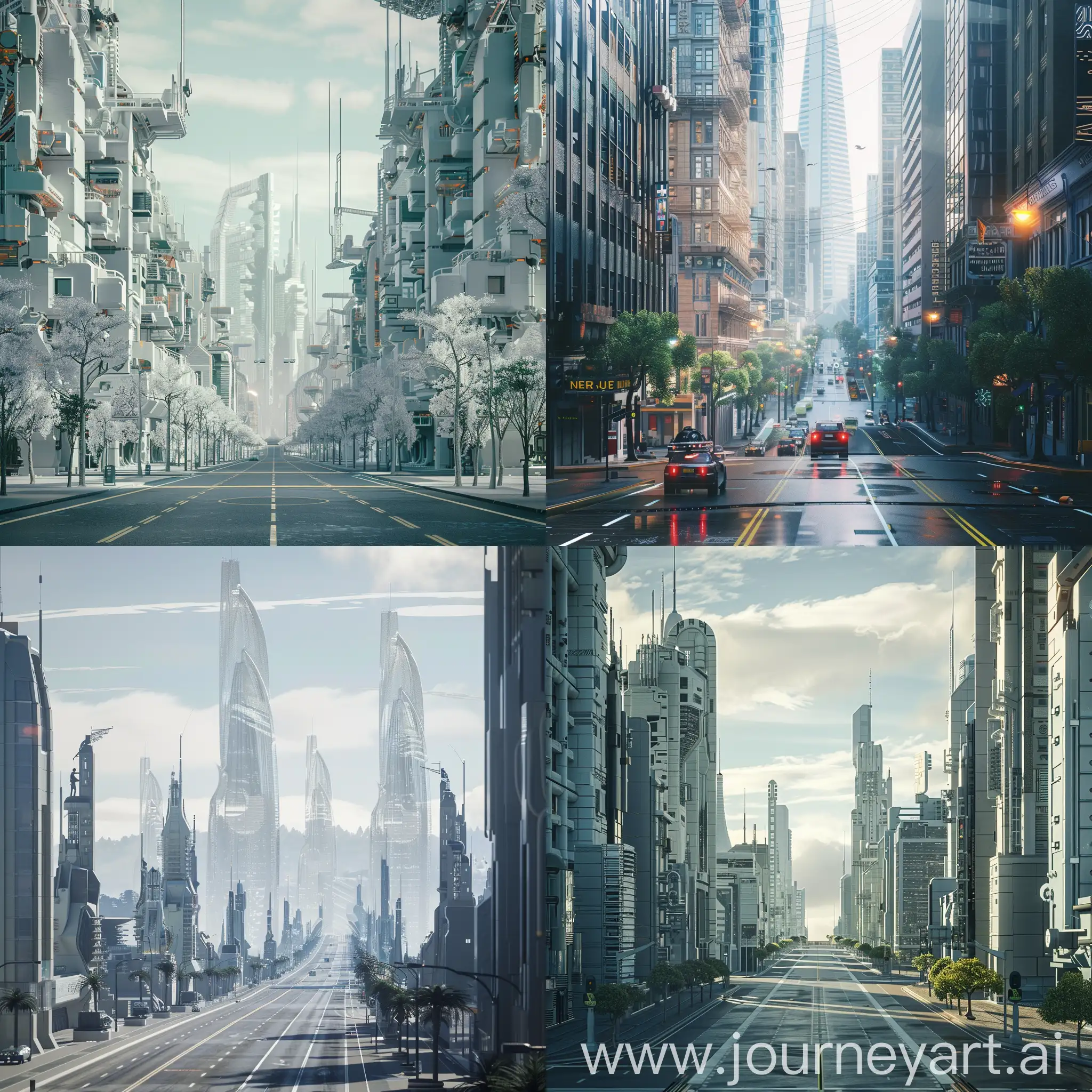 Surreal-HighTech-Futuristic-Cityscape-Spring-Morning-in-Alternate-History-Northern-California
