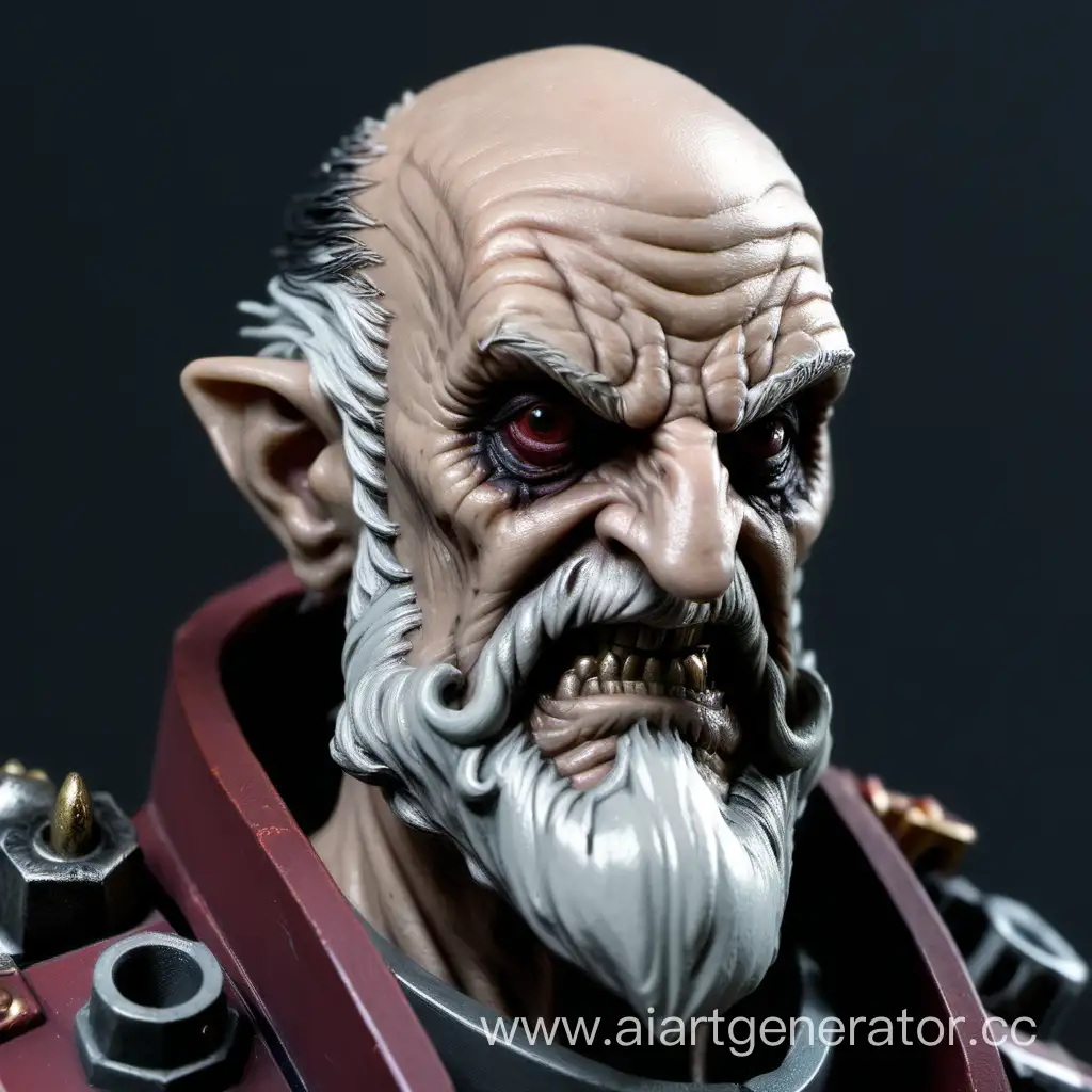 Chaos-Fanatic-in-Warhammer-40000-Rogue-Trader-Portrait-of-a-Mad-Old-Man-with-Pancake-Gray-Beard