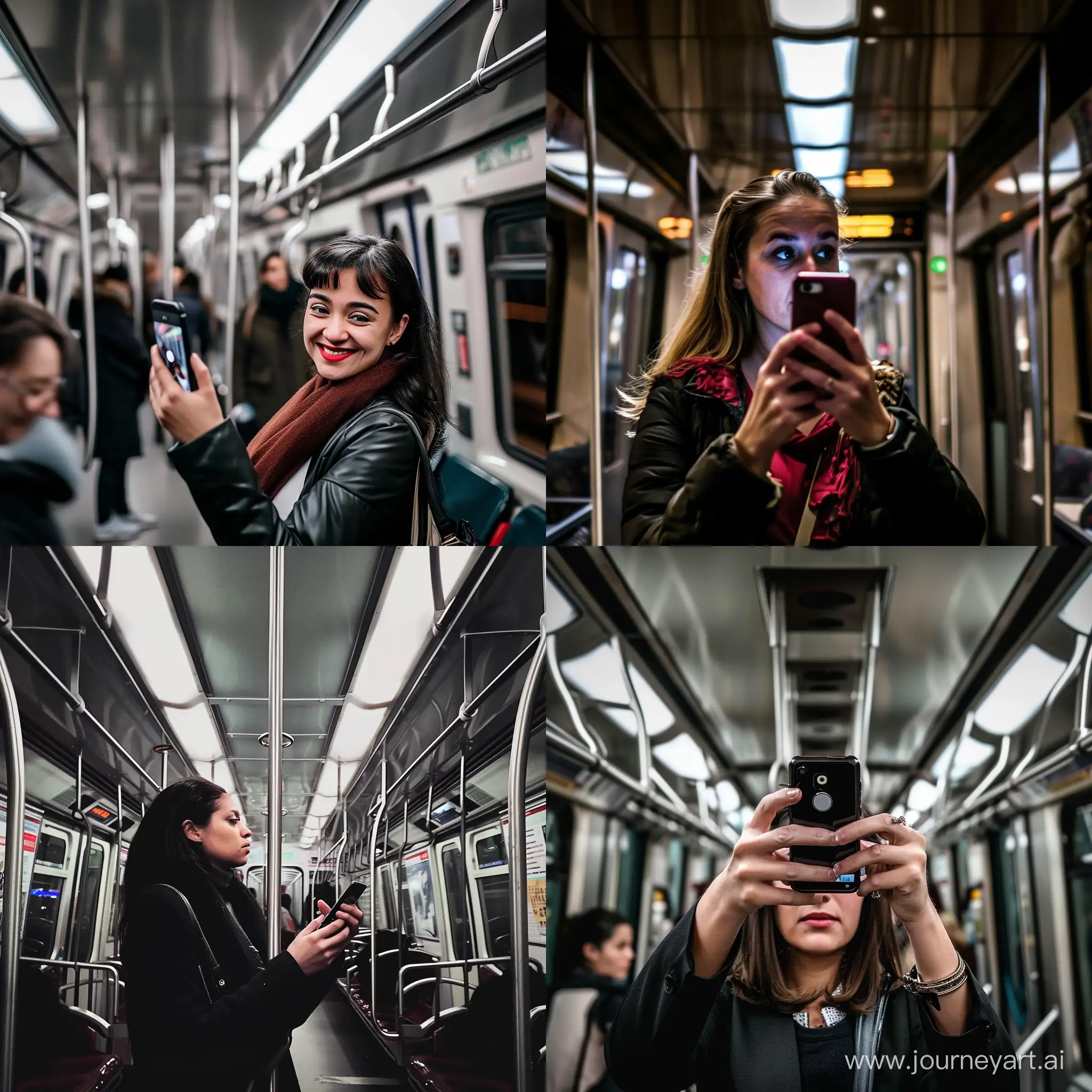 Metro-Commuter-Captures-Urban-Connectivity-with-Smartphone