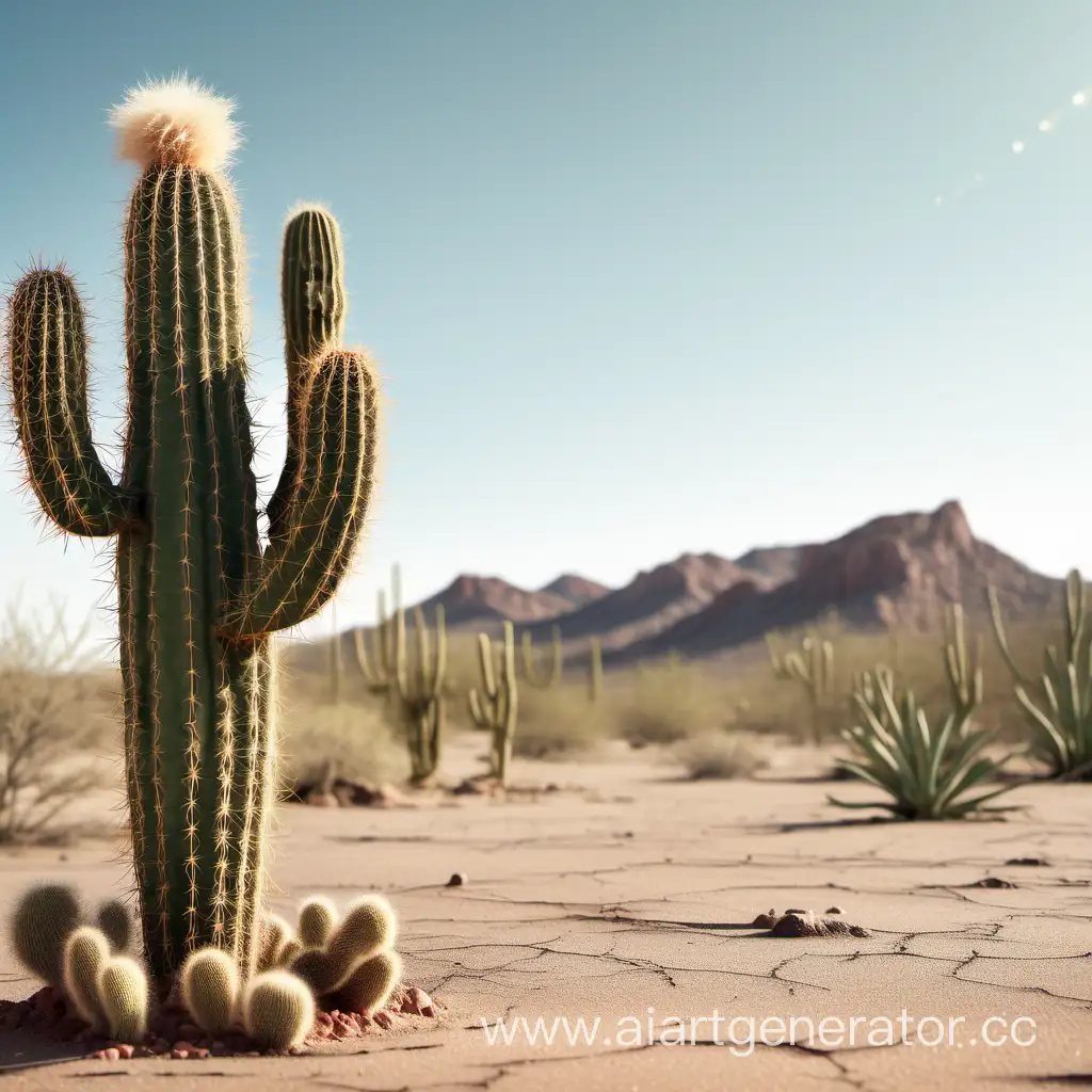 Lone-Cowboy-Cactus-Standing-Proudly-in-Desert-Landscape