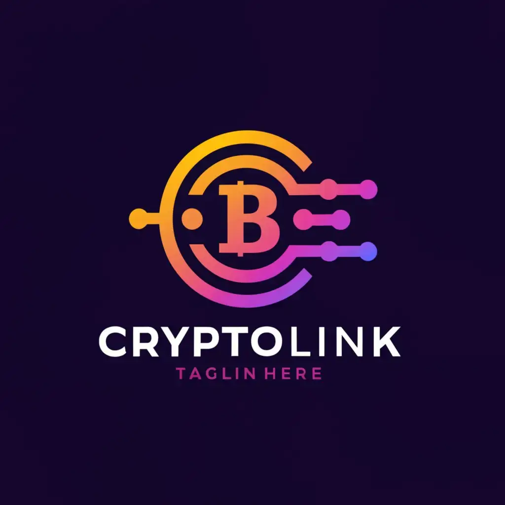 a logo design,with the text "Cryptolink", main symbol:a C inside a cryptocurrency with tron-like lines around it,Moderate,clear background