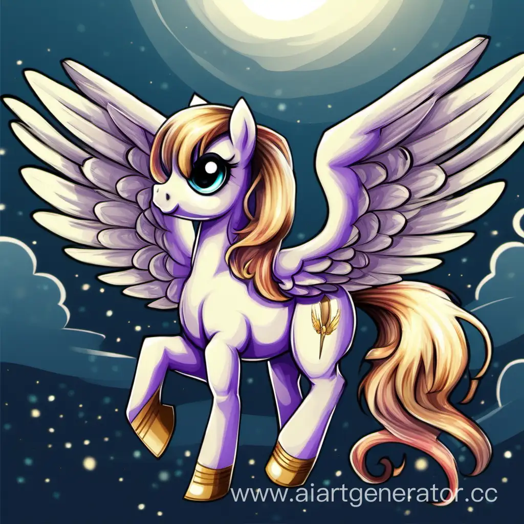 Majestic-Winged-Pony-Enchanting-Artwork-of-a-Mythical-Creature