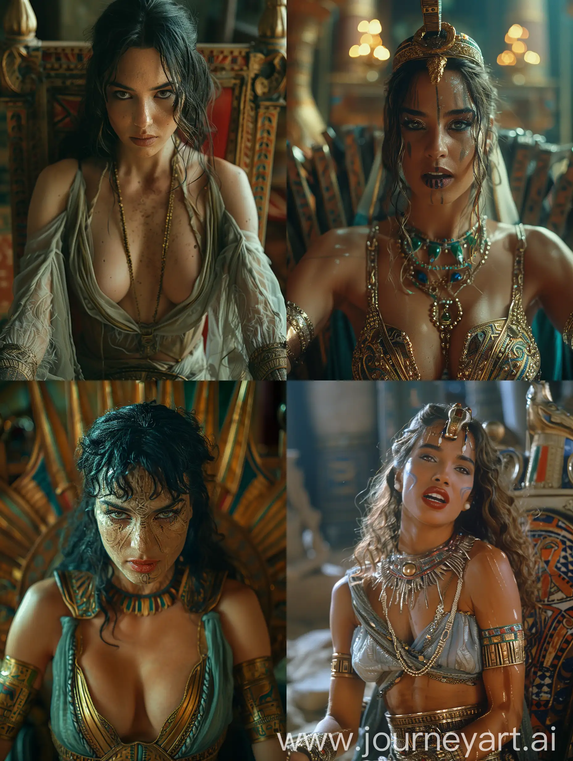 Cinematic-Cleopatra-Fierce-Royalty-on-Egyptian-Throne