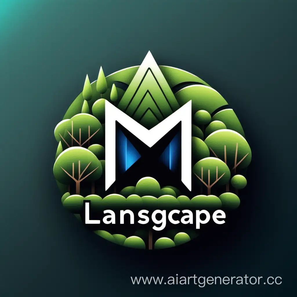 logo of a telegram channel about landscape design 