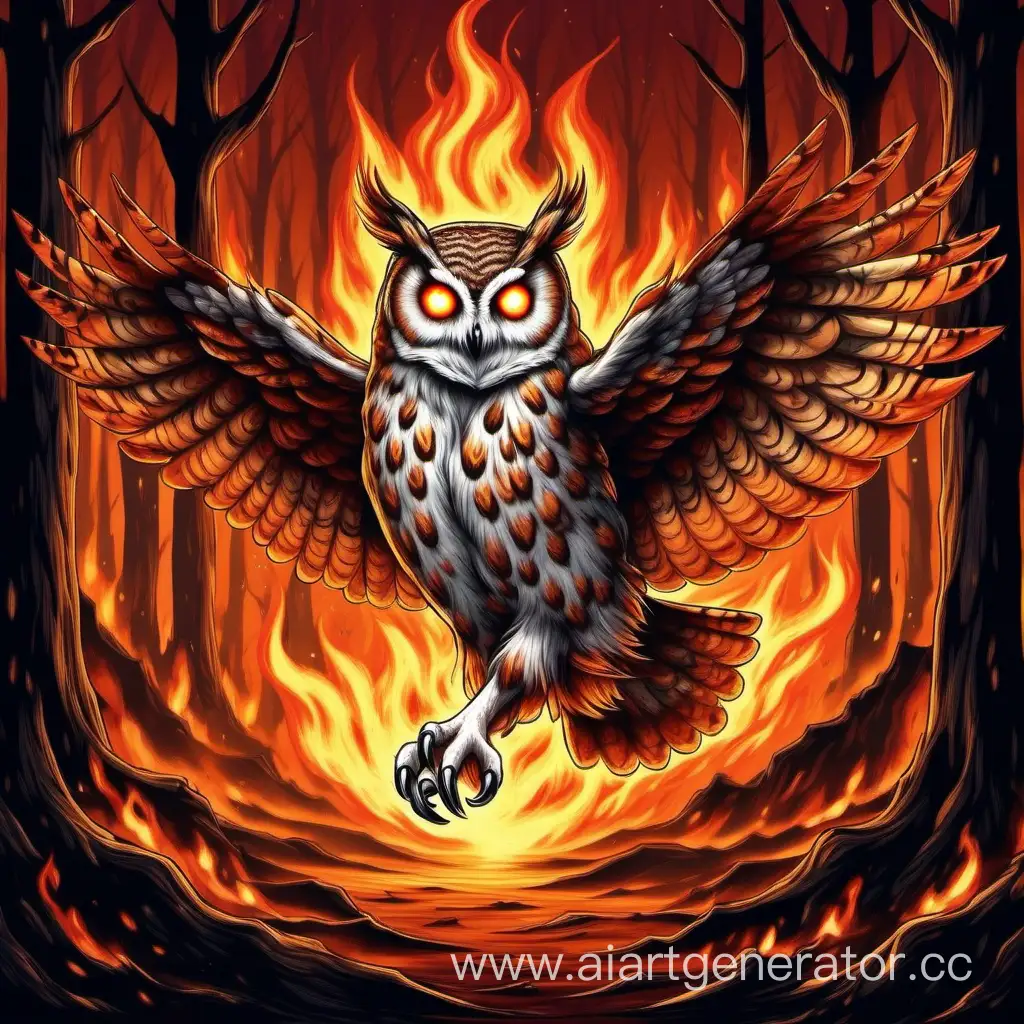 Ethereal-Owl-with-Fiery-Eyes-in-Midnight-Flight