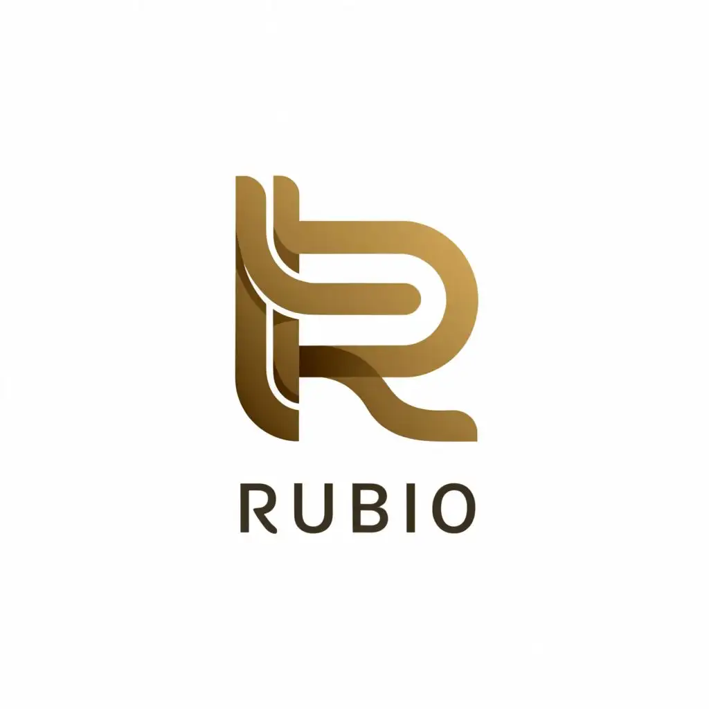a logo design,with the text "RUBIO", main symbol:R,Minimalistic,be used in Retail industry,clear background