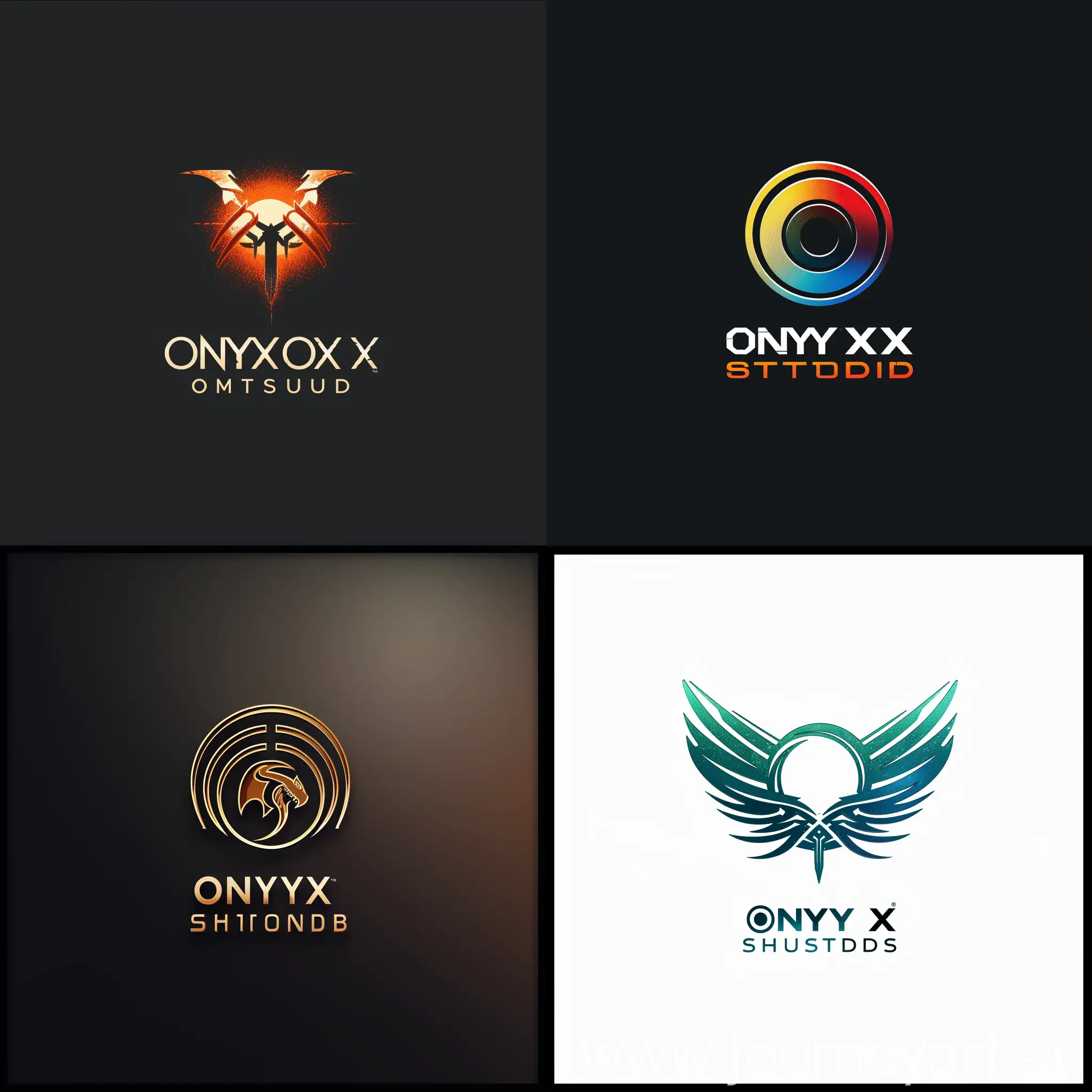 A small logo for a Game Dev studio called "Onyx Horizon Studios"