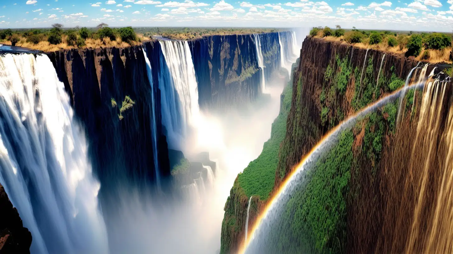 Magnificent Victoria Falls Landscape Capturing the Beauty and Power of Nature