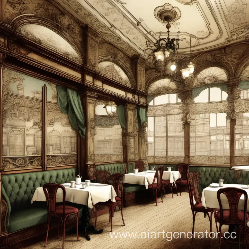 Charming-19th-Century-Cafe-Interior-with-Patrons-Enjoying-Coffee-and-Conversation