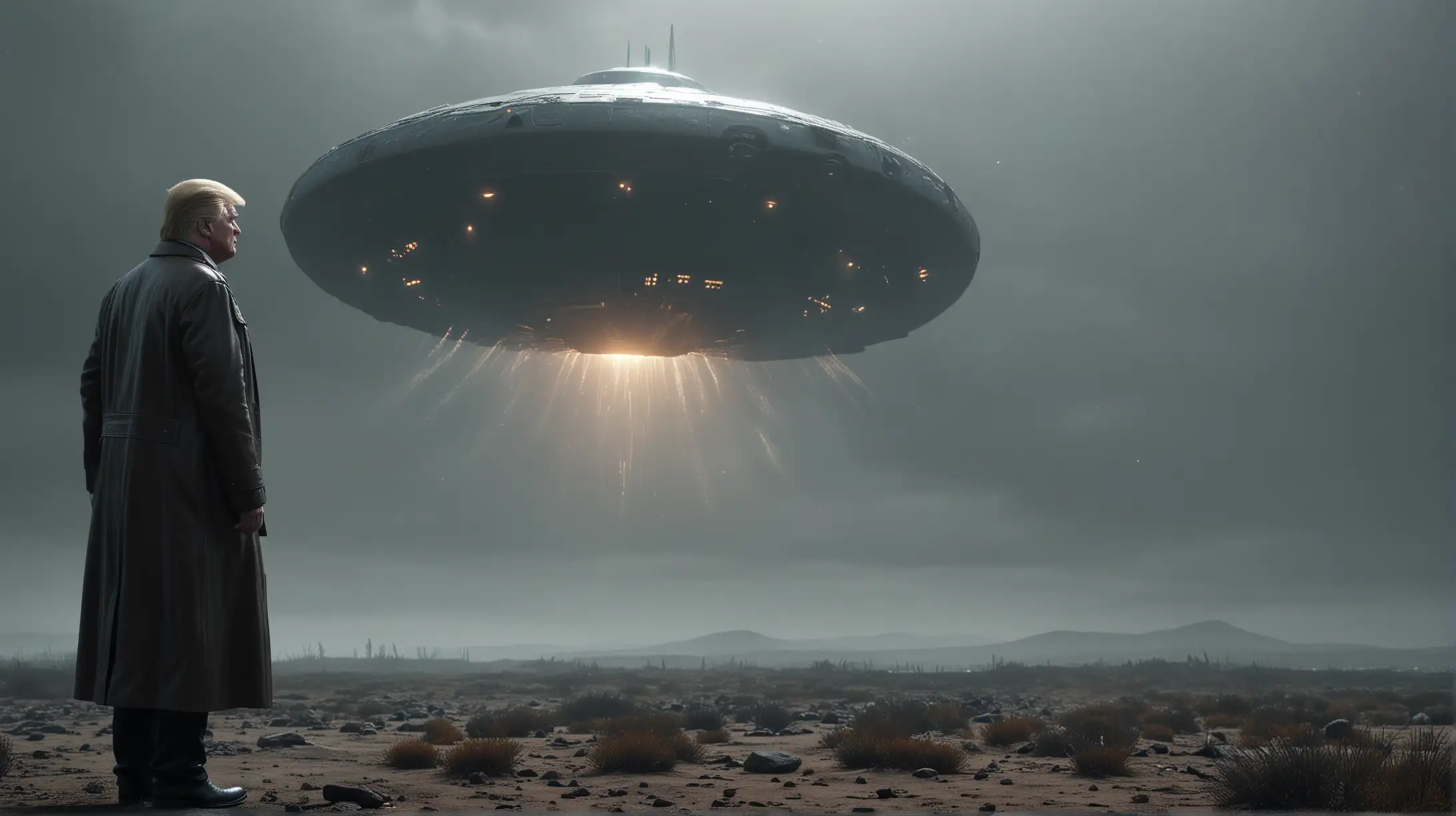 Mysterious UFO Encounter Donald Trump Discovers Alien Craft