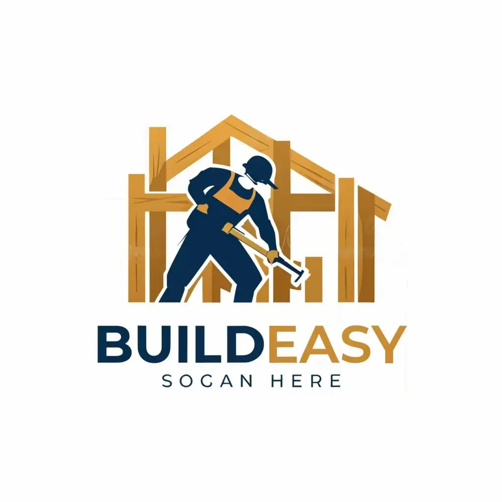 a logo design,with the text "Build-Easy", main symbol:professional,Moderate,clear background