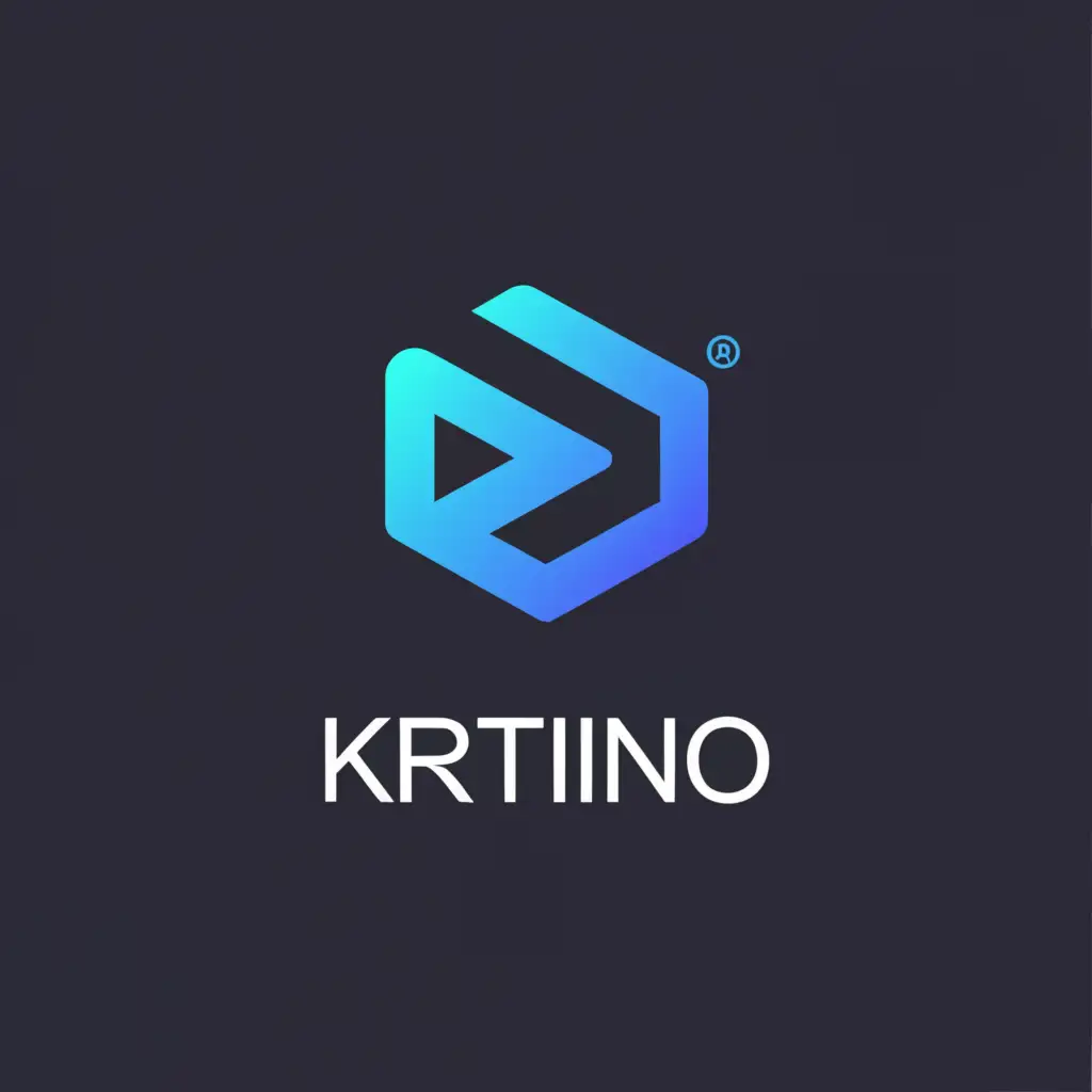 a logo design,with the text "Kertino", main symbol:hexagon,Minimalistic,be used in Education industry,clear background
