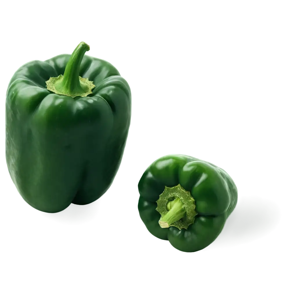 Stunning-Green-Bell-Pepper-PNG-Image-for-Enhanced-Visual-Appeal-and-Clarity
