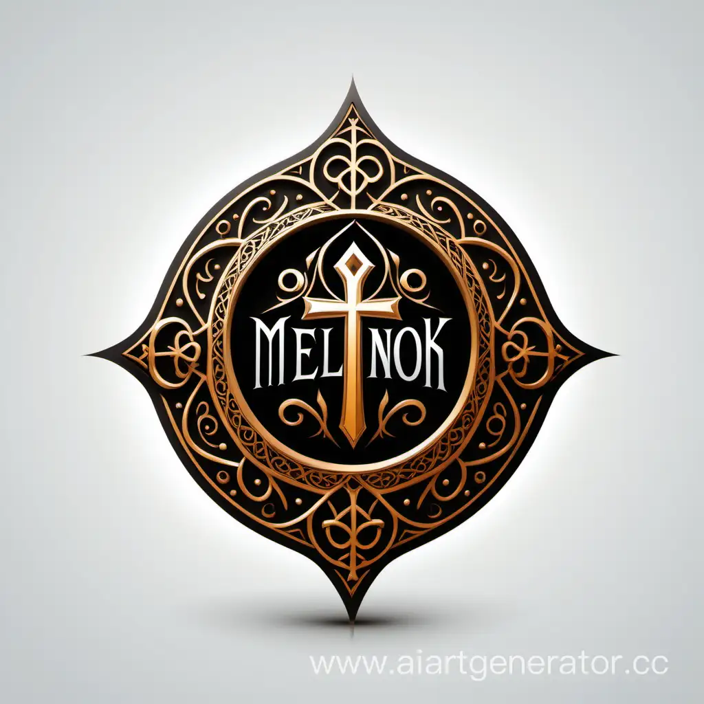 Memorable-Logo-Design-for-MelnikovVG-with-Cross-and-Ornamental-Bell