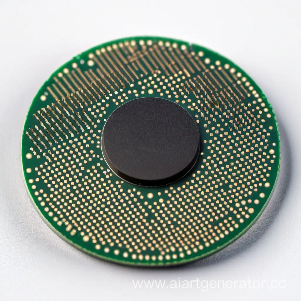 Circular-Microprocessor-Circuit-Board