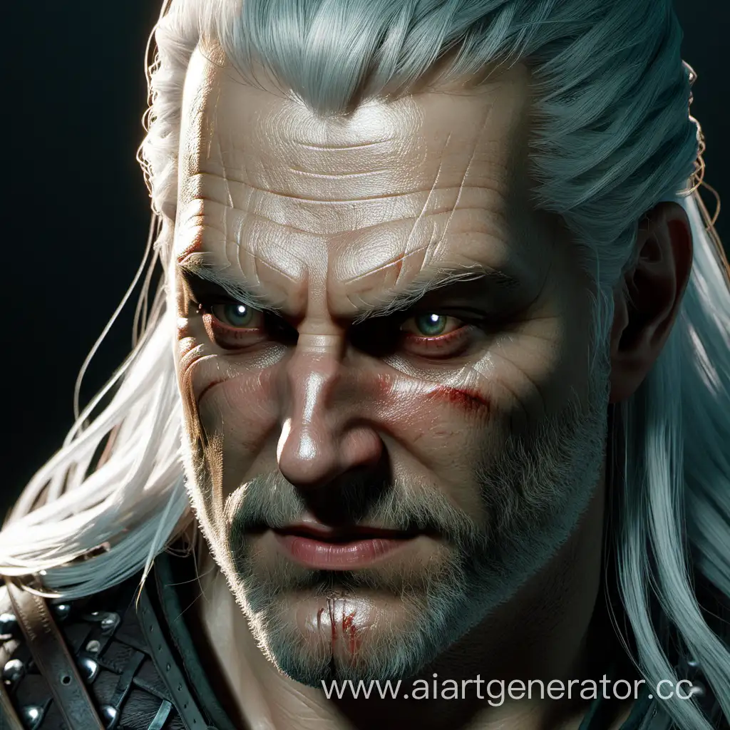 Mysterious-Portrait-of-the-Face-of-Witcher