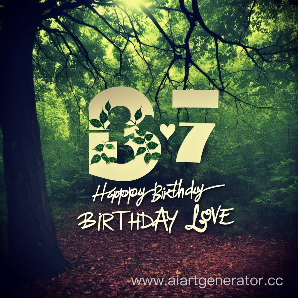 37  birthday love nature