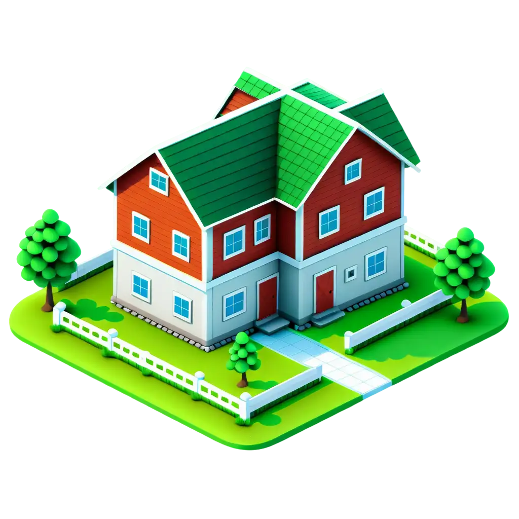 Vibrant-Isometric-Farm-House-PNG-A-Captivating-3D-Rendering-for-Creative-Projects