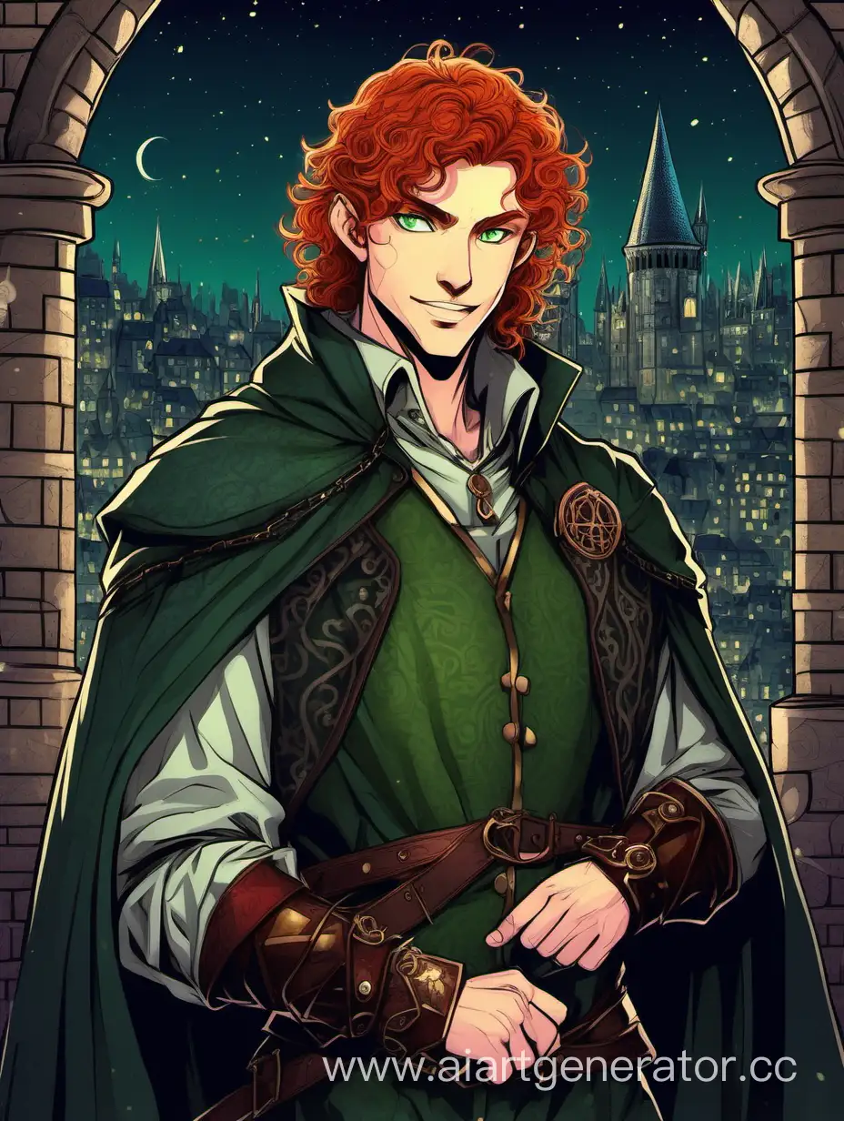 Mischievous-RedHaired-Nobleman-in-DD-Style-Against-Night-City-Backdrop