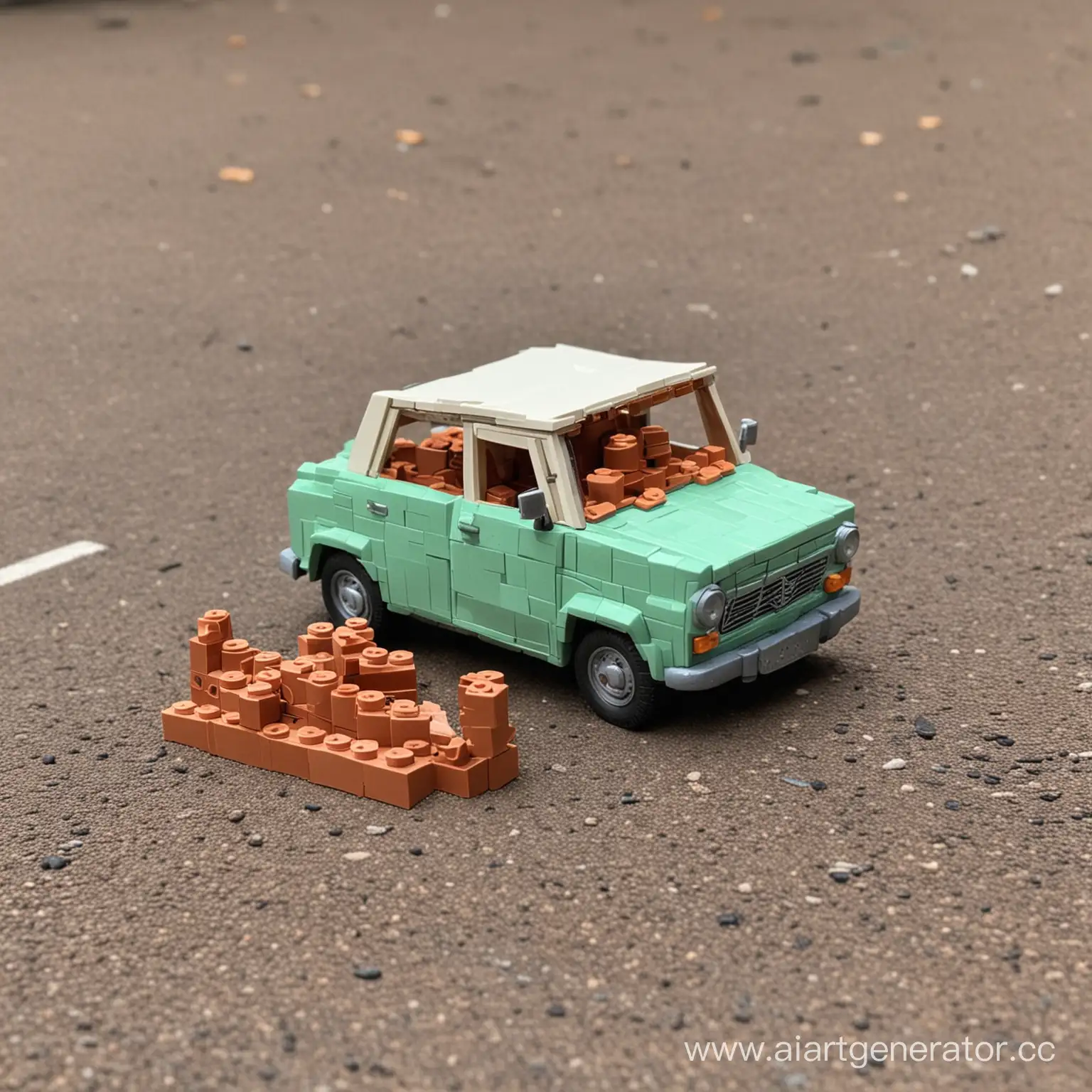 Brick-Delivery-Riding-in-a-Car