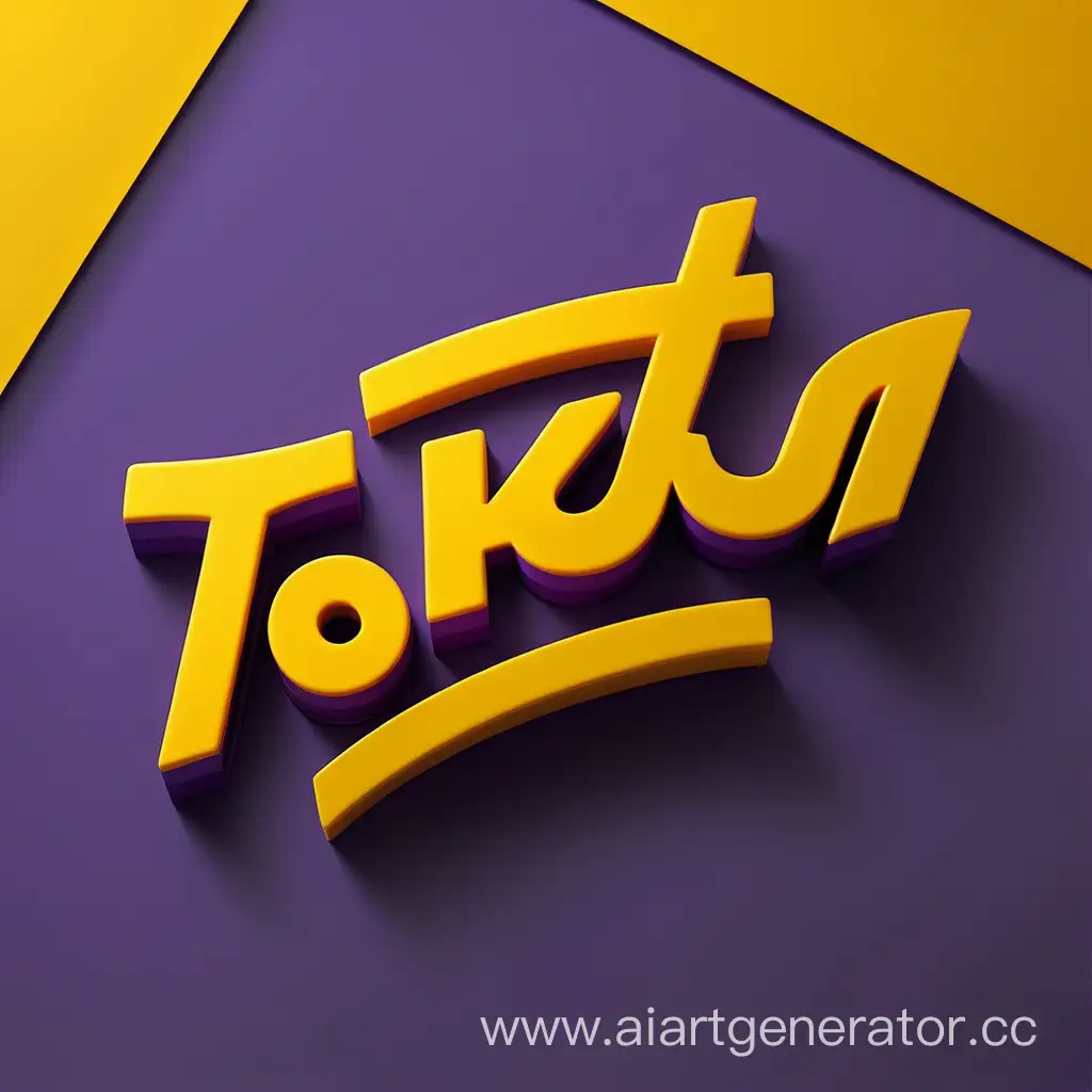 логотип к названию супермаркета точка
с желтыми и фиолетовыми оттенками