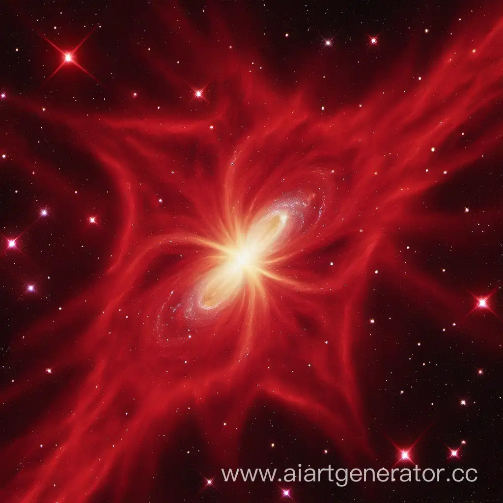 Vibrant-Red-Quasar-Bursting-with-Cosmic-Energy