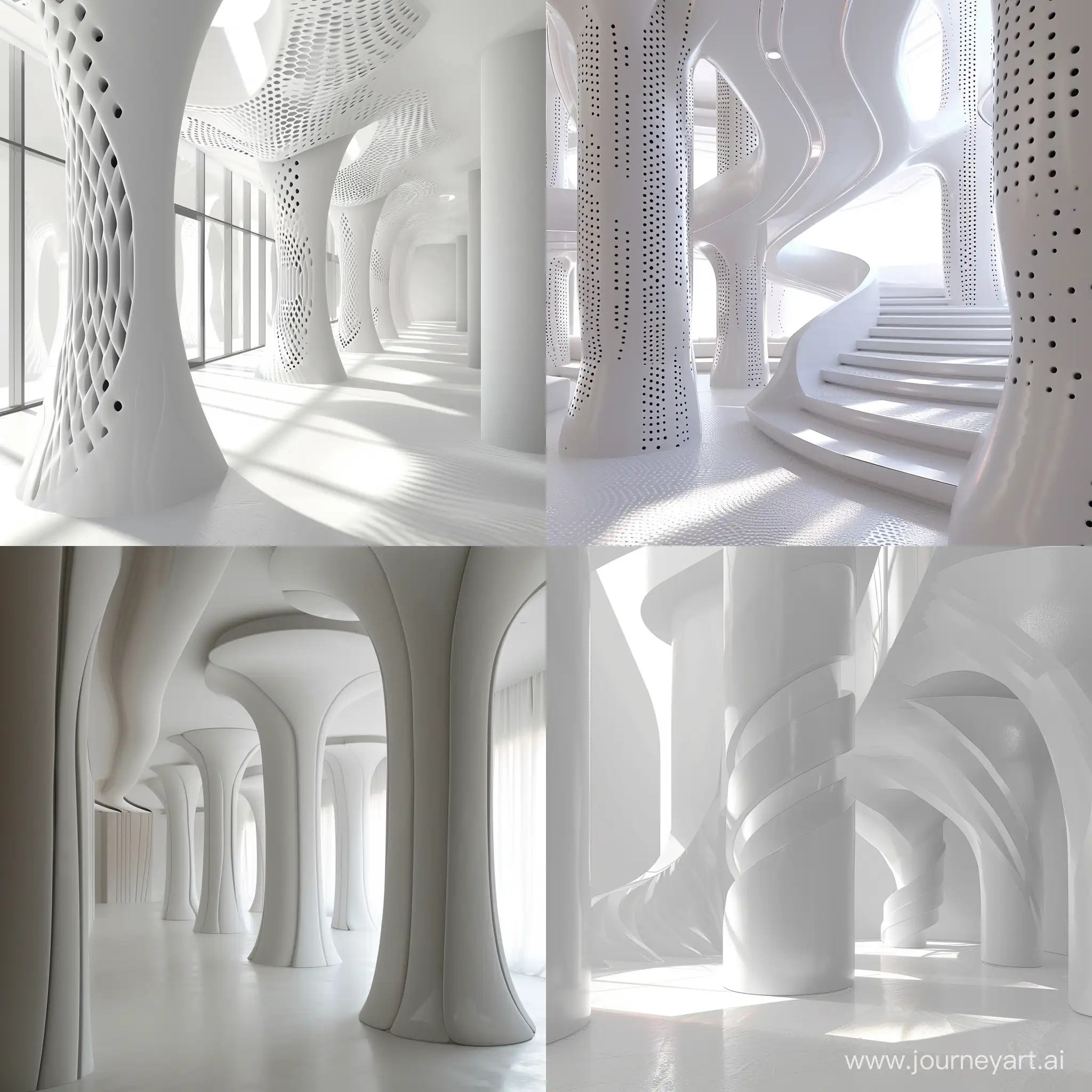 Contemporary-White-Parametric-Interior-Design