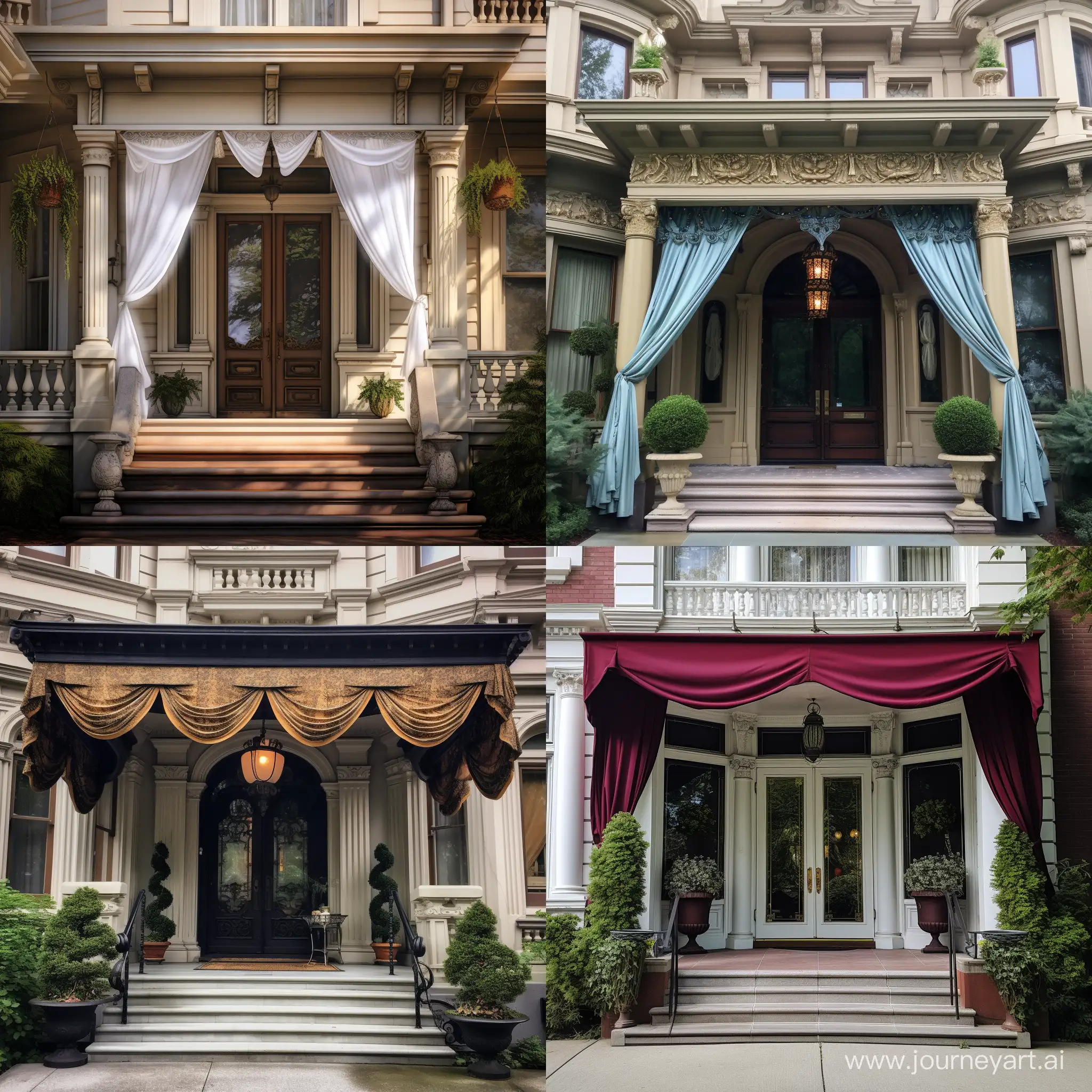 Elegant-Porch-Canopy-at-Mansion-Entrance