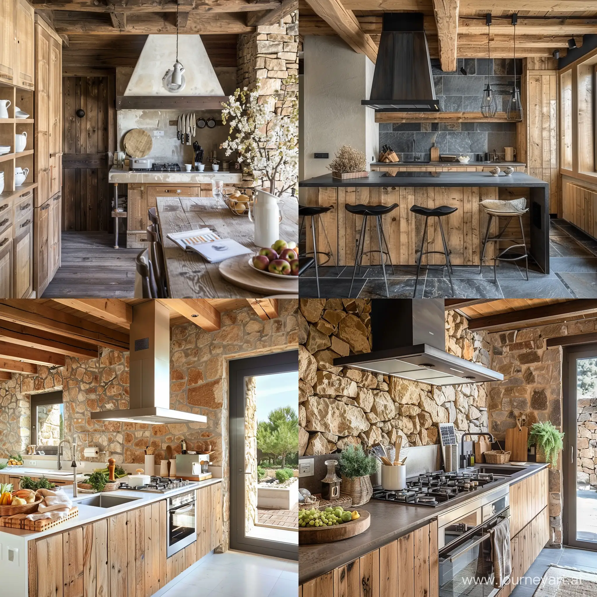 Rustic-Kitchen-Facade-Decoration-Cozy-Homely-Ambiance