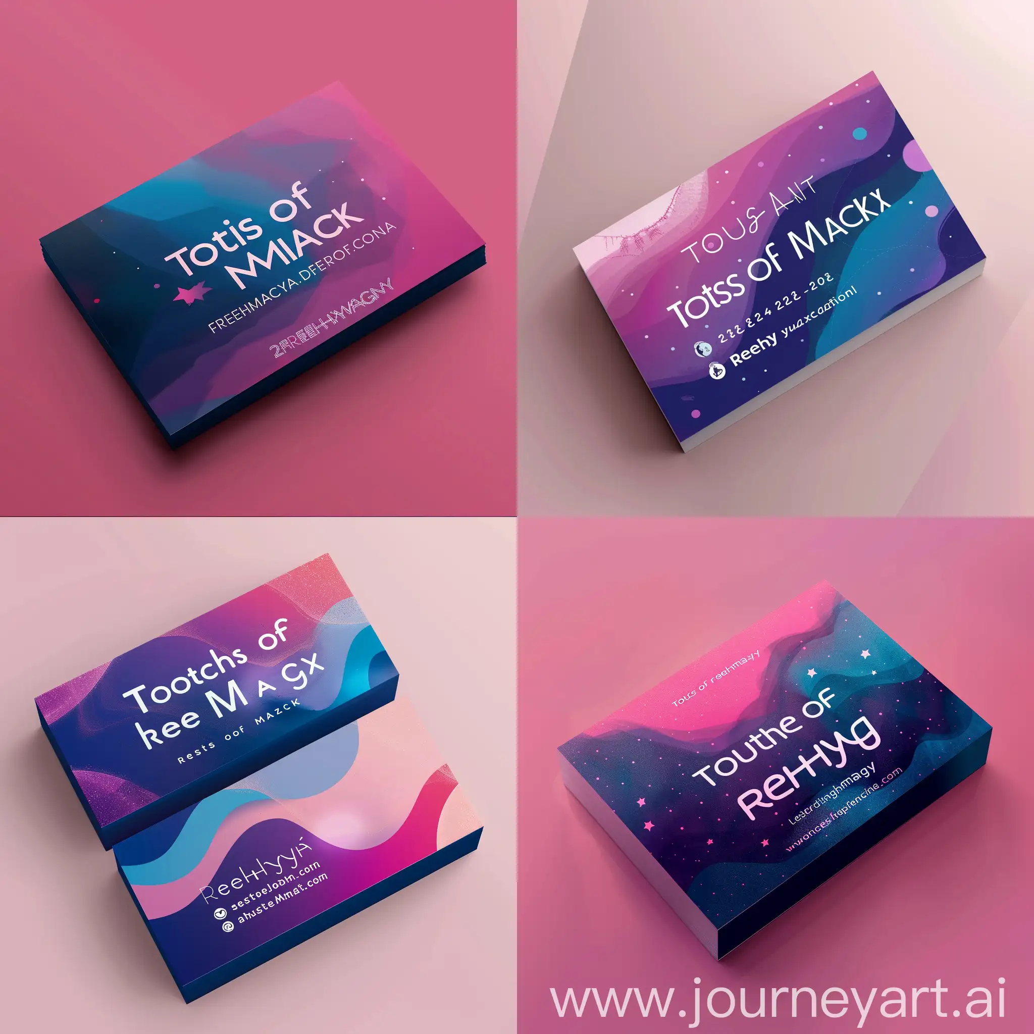 Elegant-Freelance-Makeup-Artist-Business-Card-Touch-of-Magic-by-Reehya