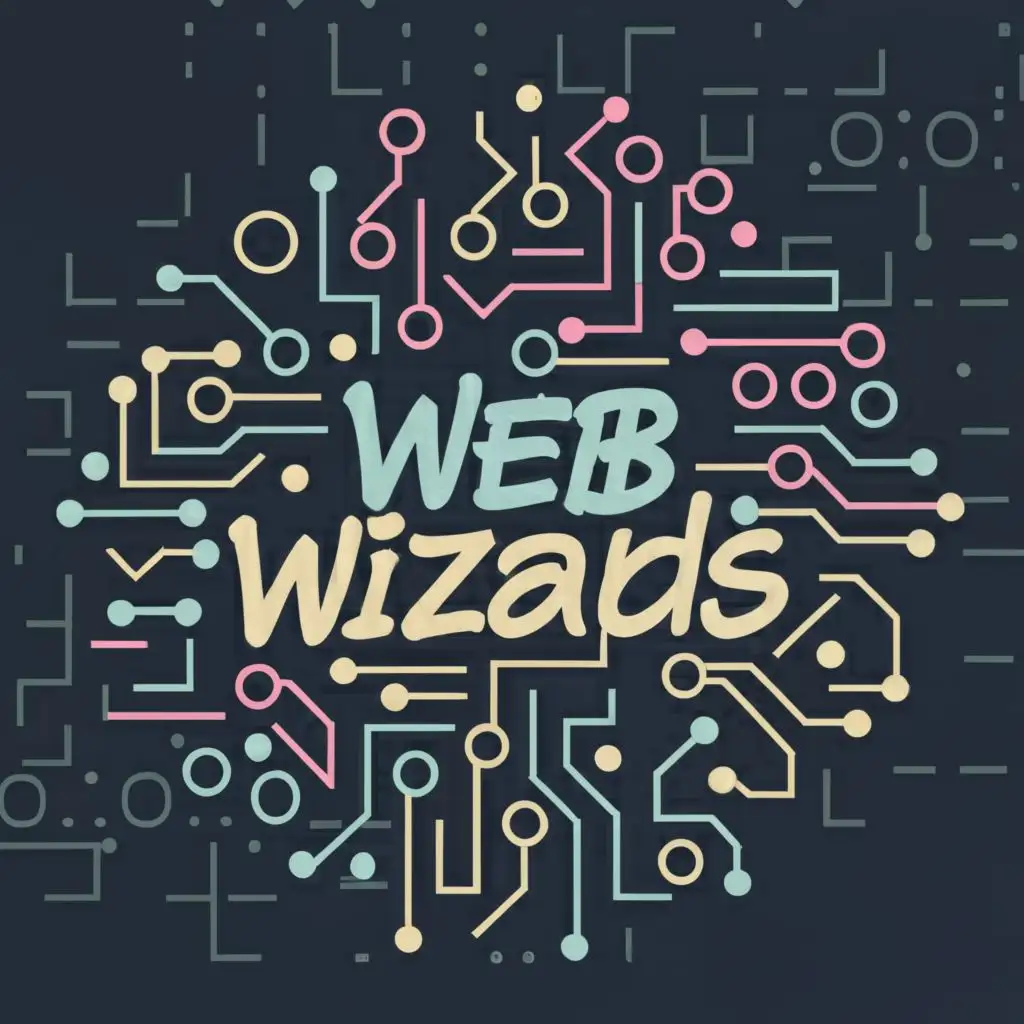 logo, coding, with the text "web wizards", typography, be used in Technology industry