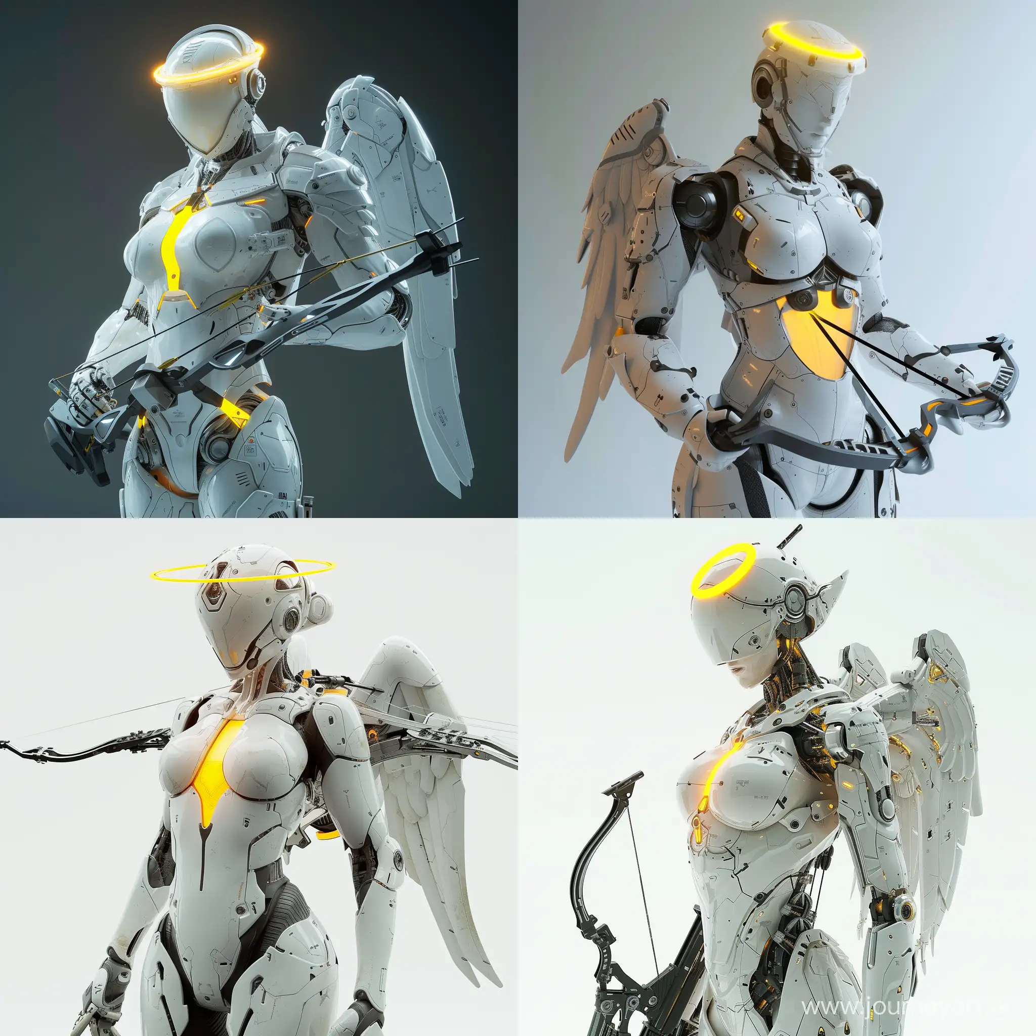 Futuristic-Angelic-Cyborg-Warrior-with-Halo-and-Crossbow