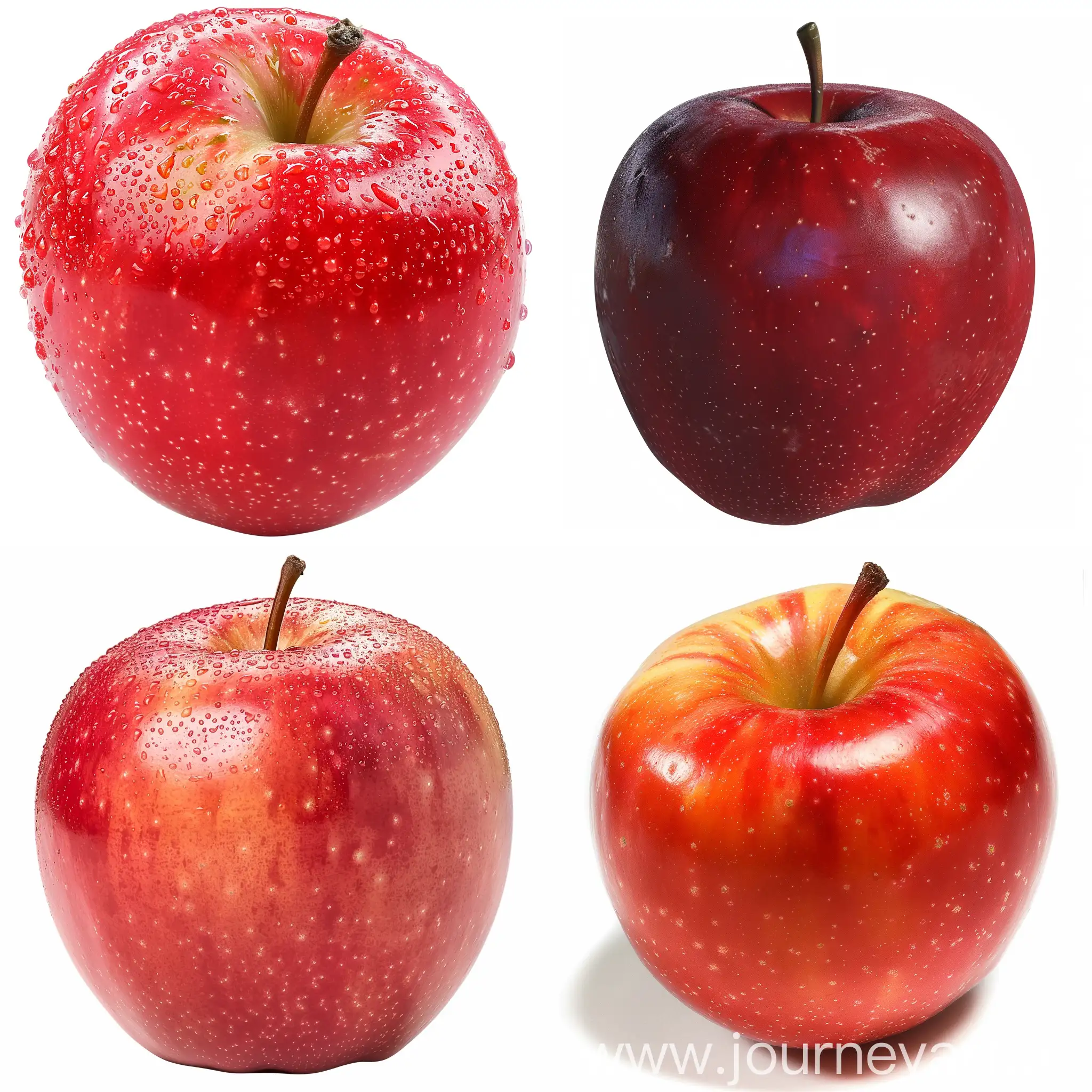 Fresh-Red-Apple-on-Transparent-Background