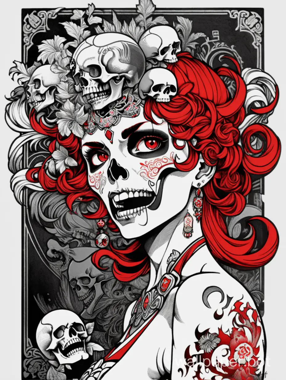 Edgy-Skull-Venus-Odalisque-with-Explosive-Hairstyle-and-Chaos-Ornamental-Details