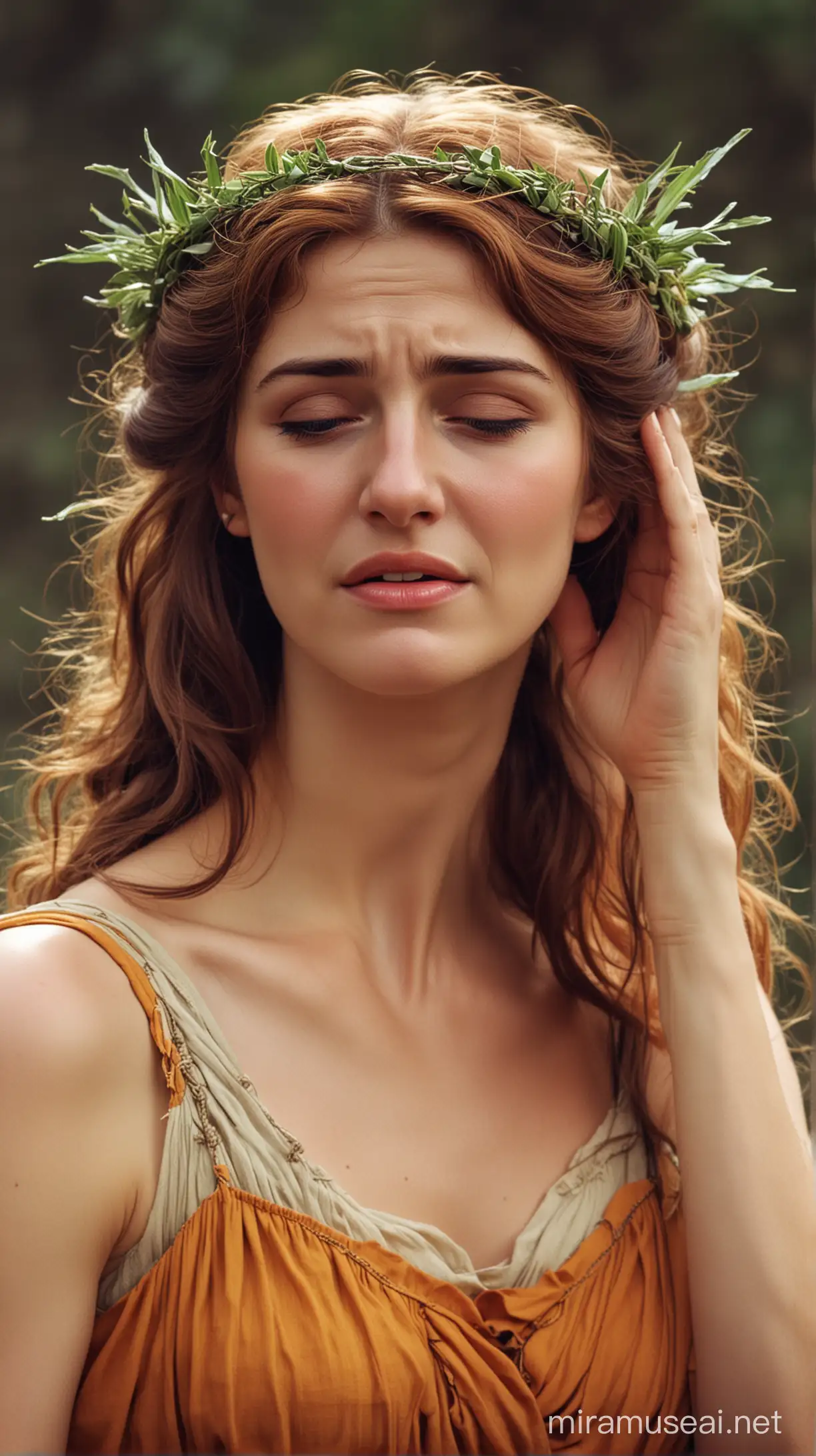 Demeter llorando