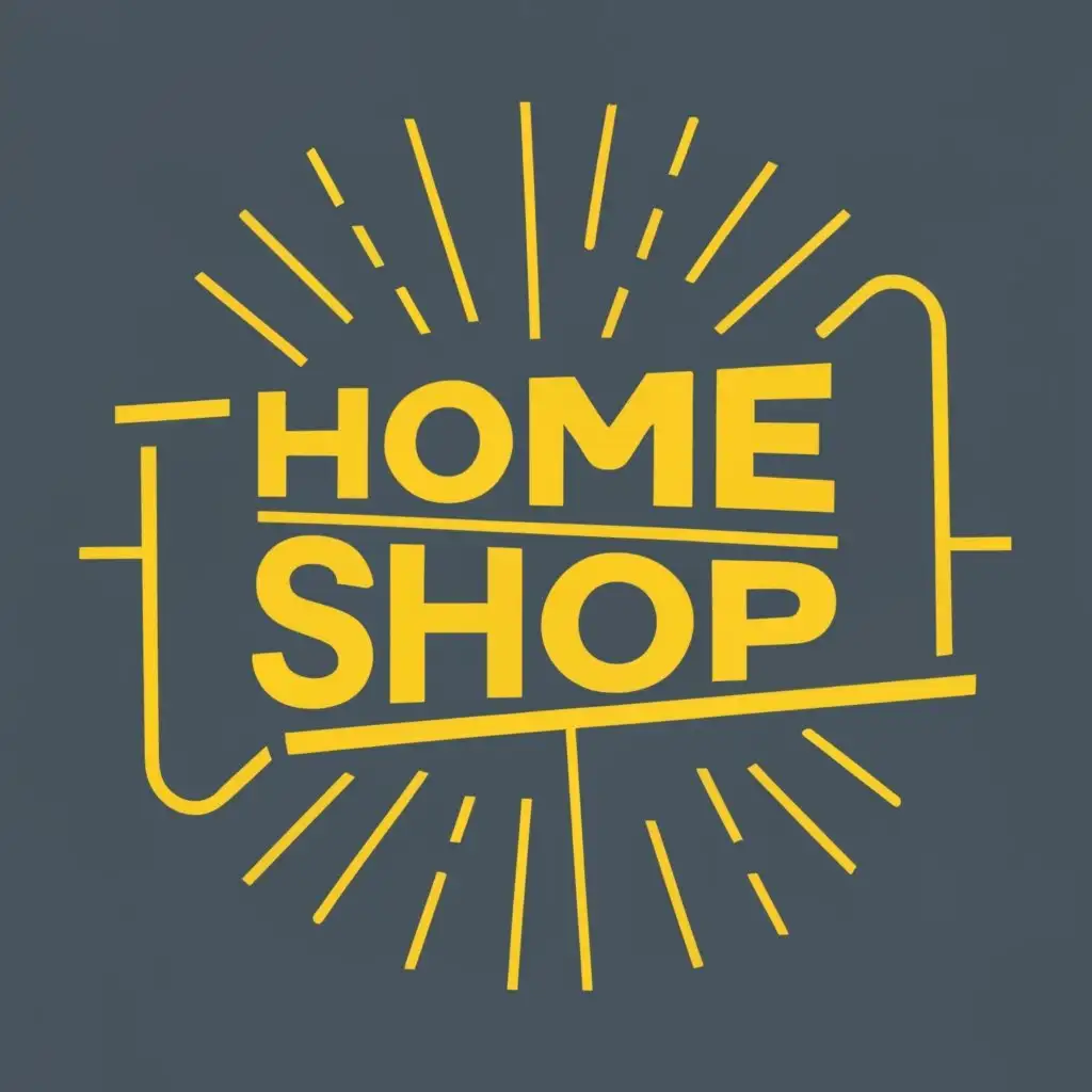 logo, Home shop, with the text "Home shop kitchen", typography, be used in Technology industry