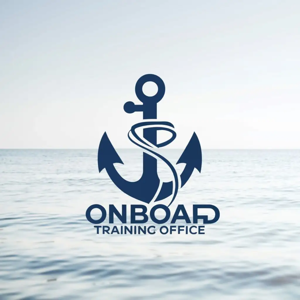 a logo design,with the text "SJIT Onboard Training Office", main symbol:Maritime, Seafarers,Moderate,clear background