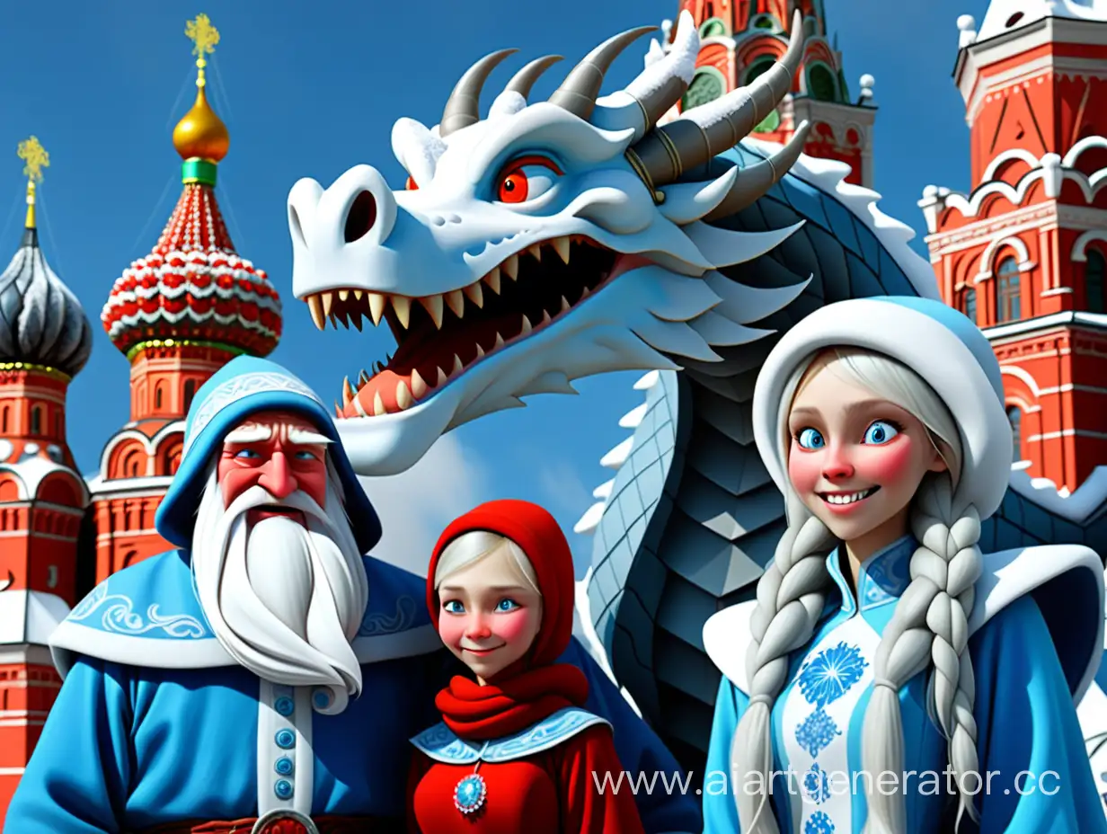 Fantasy-Encounter-Dragon-Father-Frost-and-the-Snow-Maiden-in-Moscow