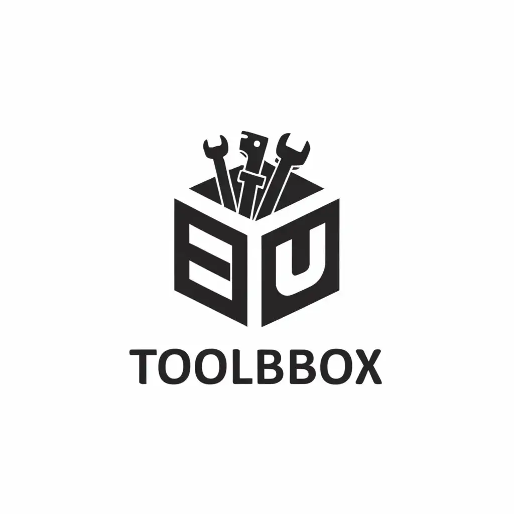 a logo design,with the text "EPU Toolbox", main symbol:a box with things,Moderate,clear background