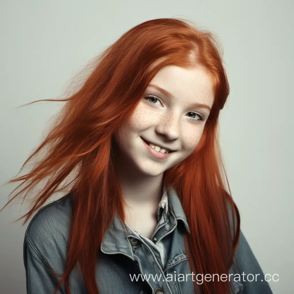 рыже волосая девочка подросток