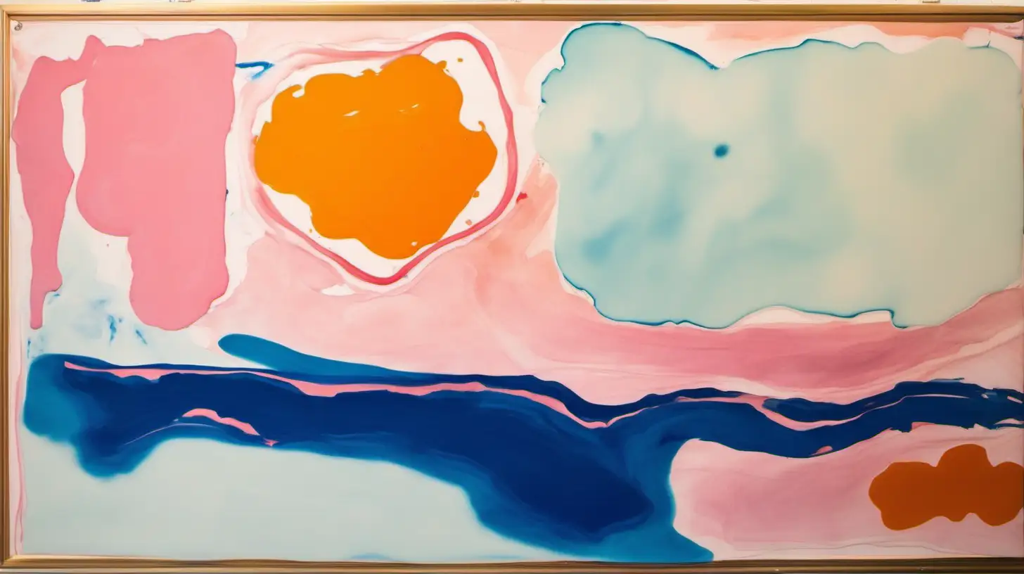 PAINTING IN THE STYLE OF HELEN FRANKENTHALER