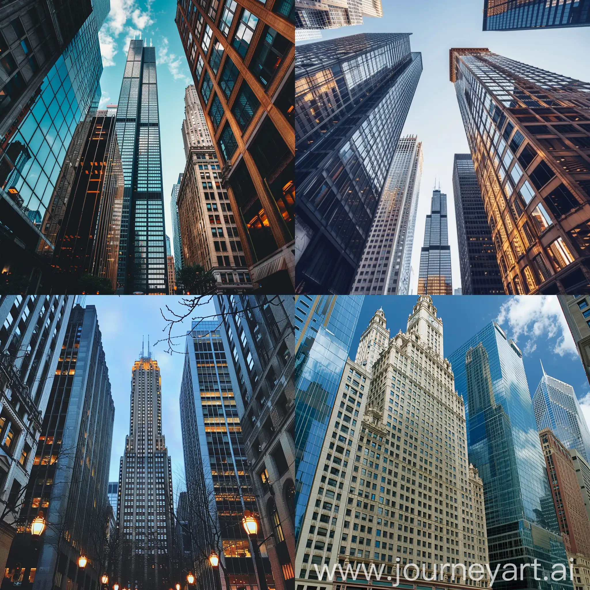 Chicago-School-Skyscrapers-in-Striking-Monochrome