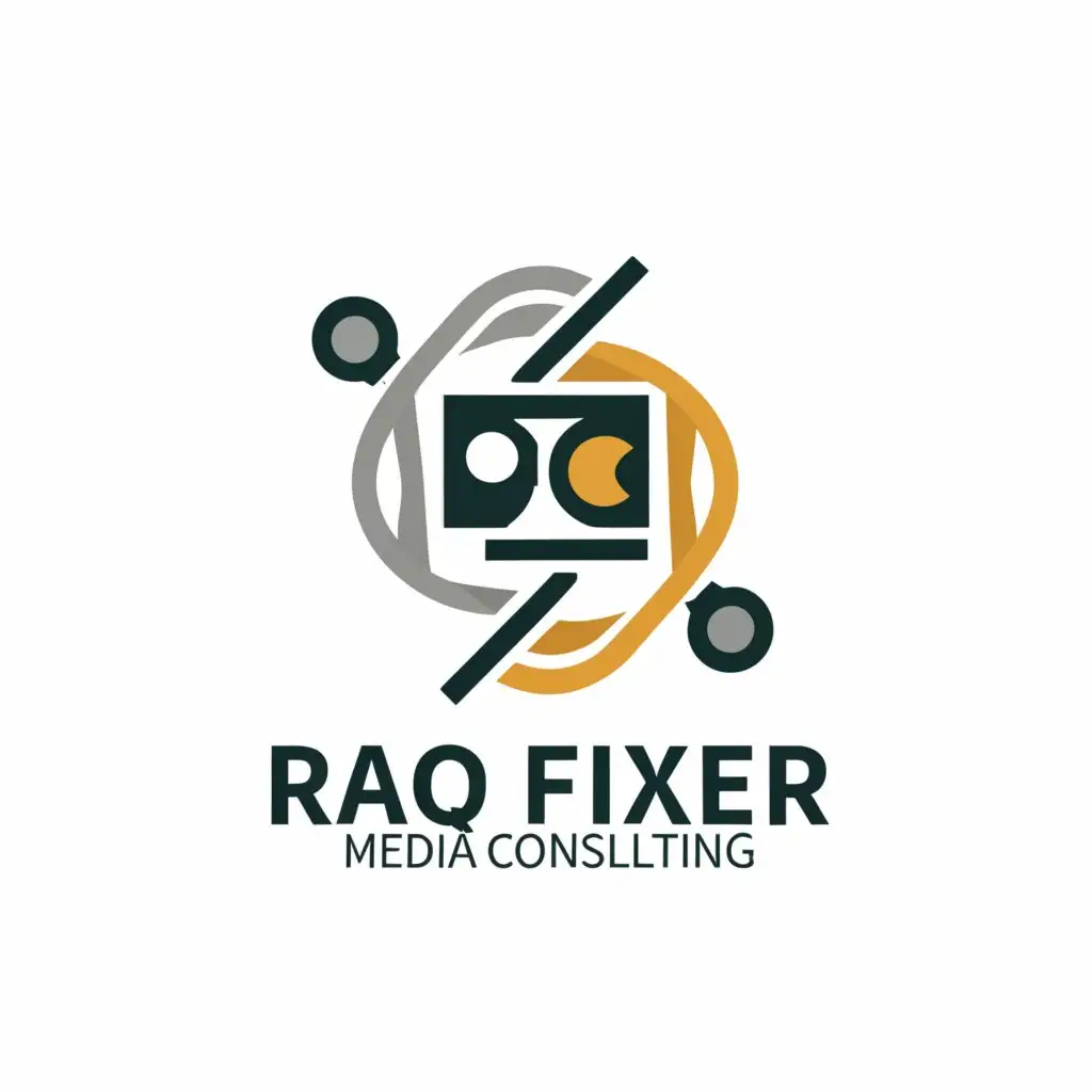 a logo design,with the text "Iraq Fixer", main symbol:Media Consulting ,complex,clear background