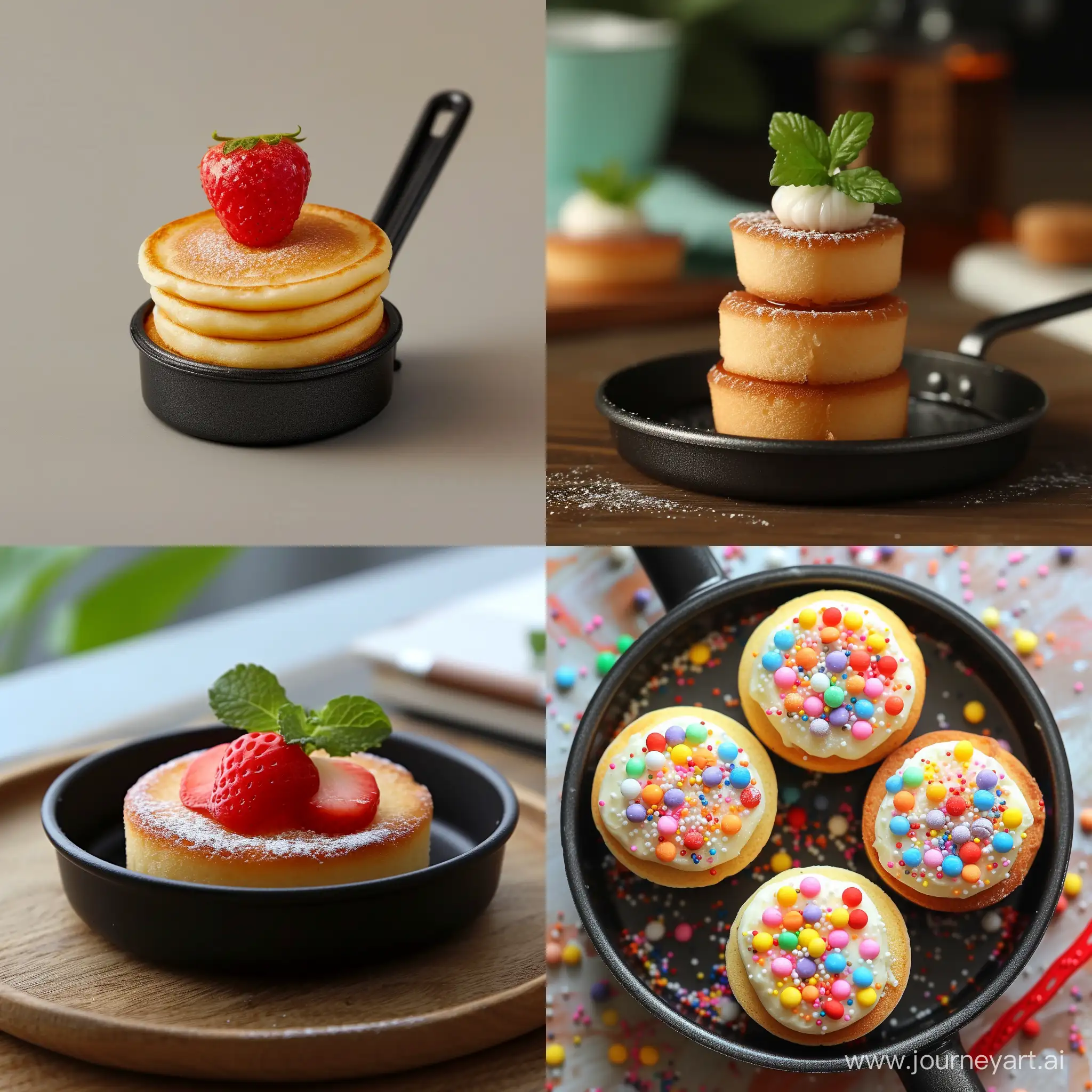 Delicious-Mini-Pancakes-Served-on-a-Vibrant-Plate