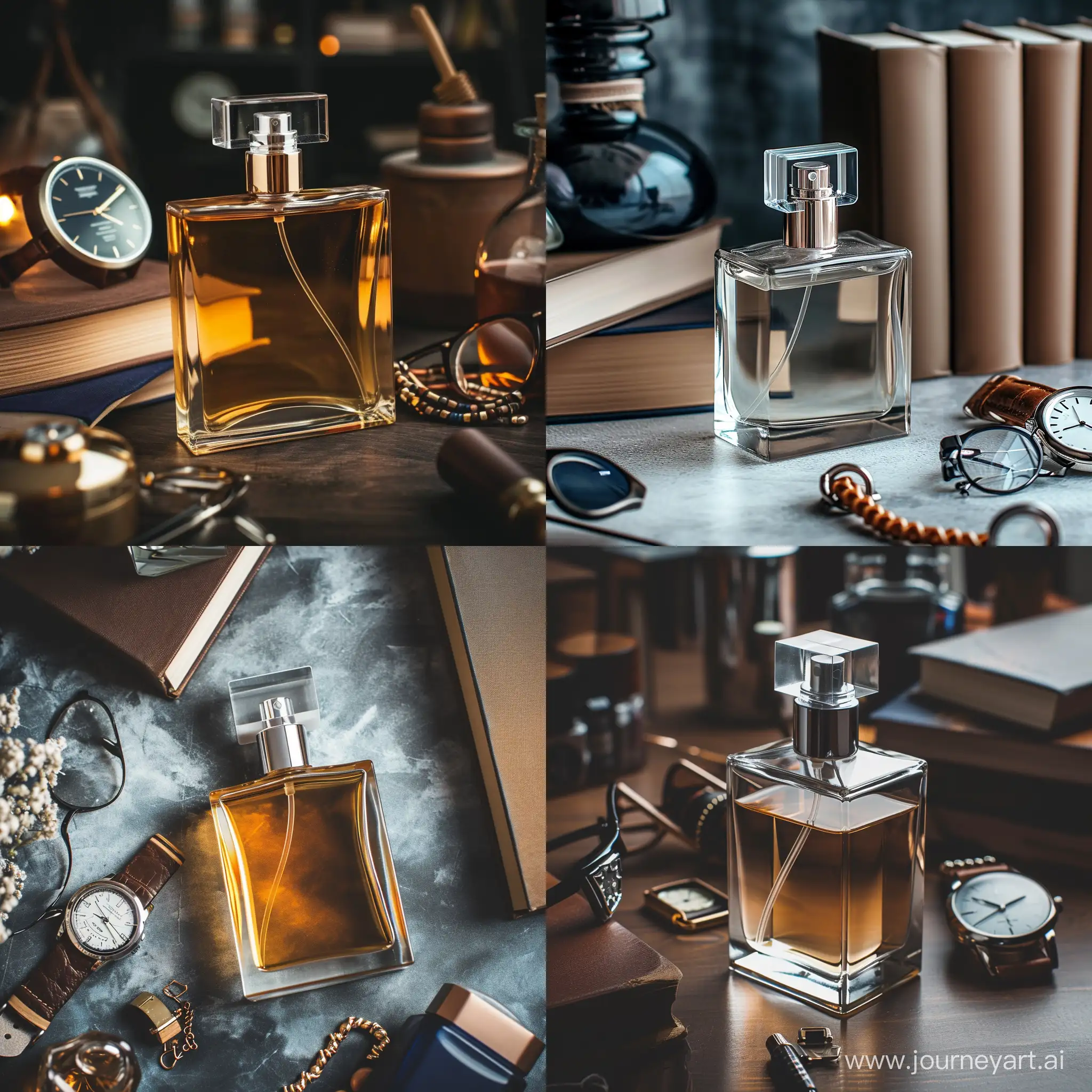 Stylish-Mens-Perfume-with-Fashionable-Accessories