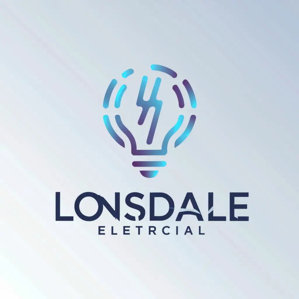 LOGO-Design-For-Lonsdale-Electrical-Bold-Electric-Symbol-on-Clean-Background