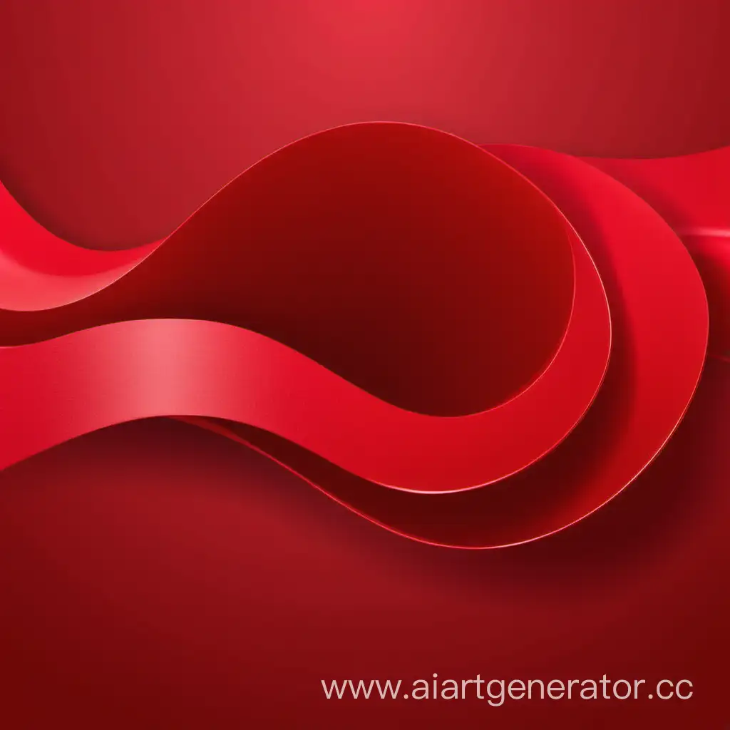 Vibrant-Red-Banner-with-Dynamic-Wind-Effect